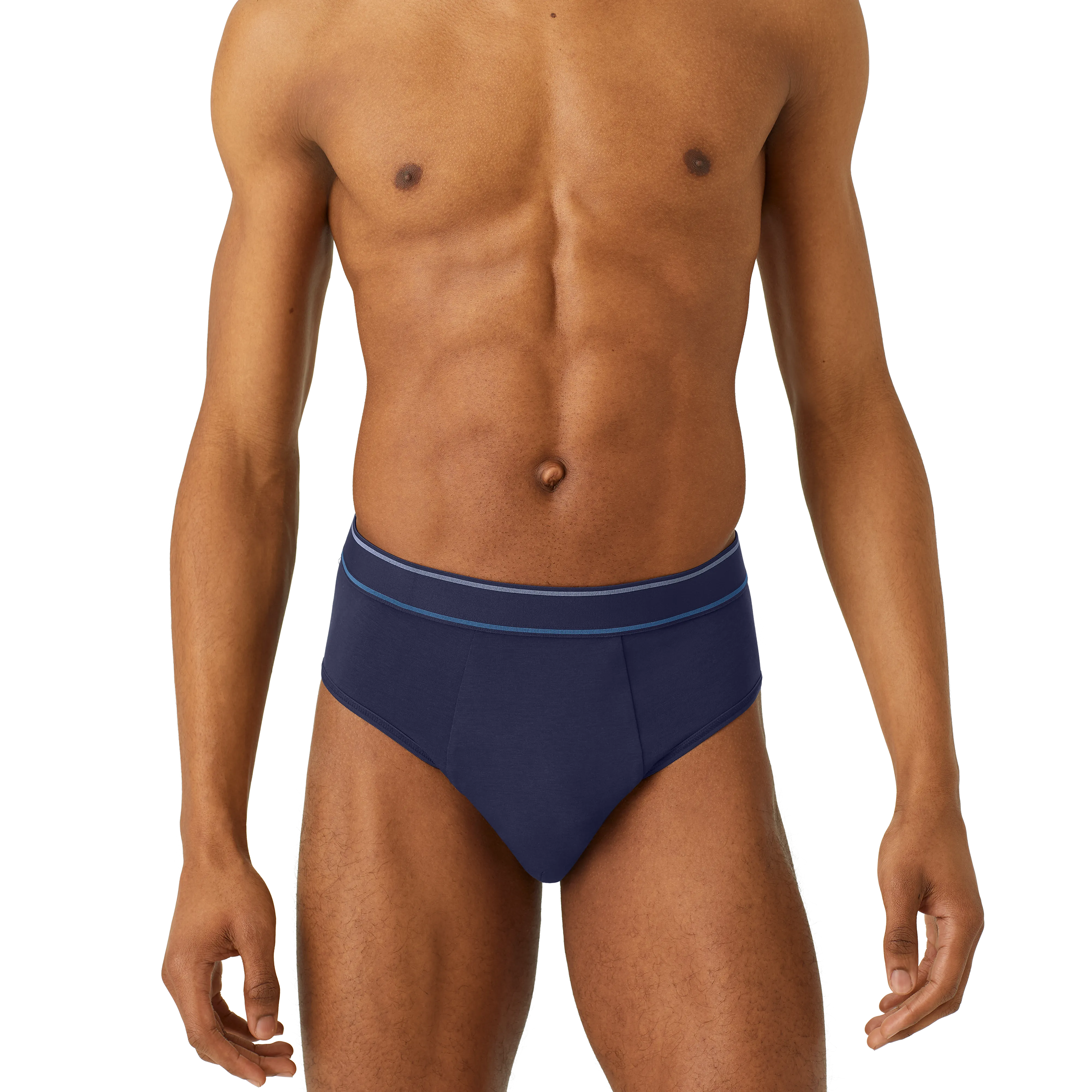 Men's Cotton Modal Blend Flyless Brief 6-Pack