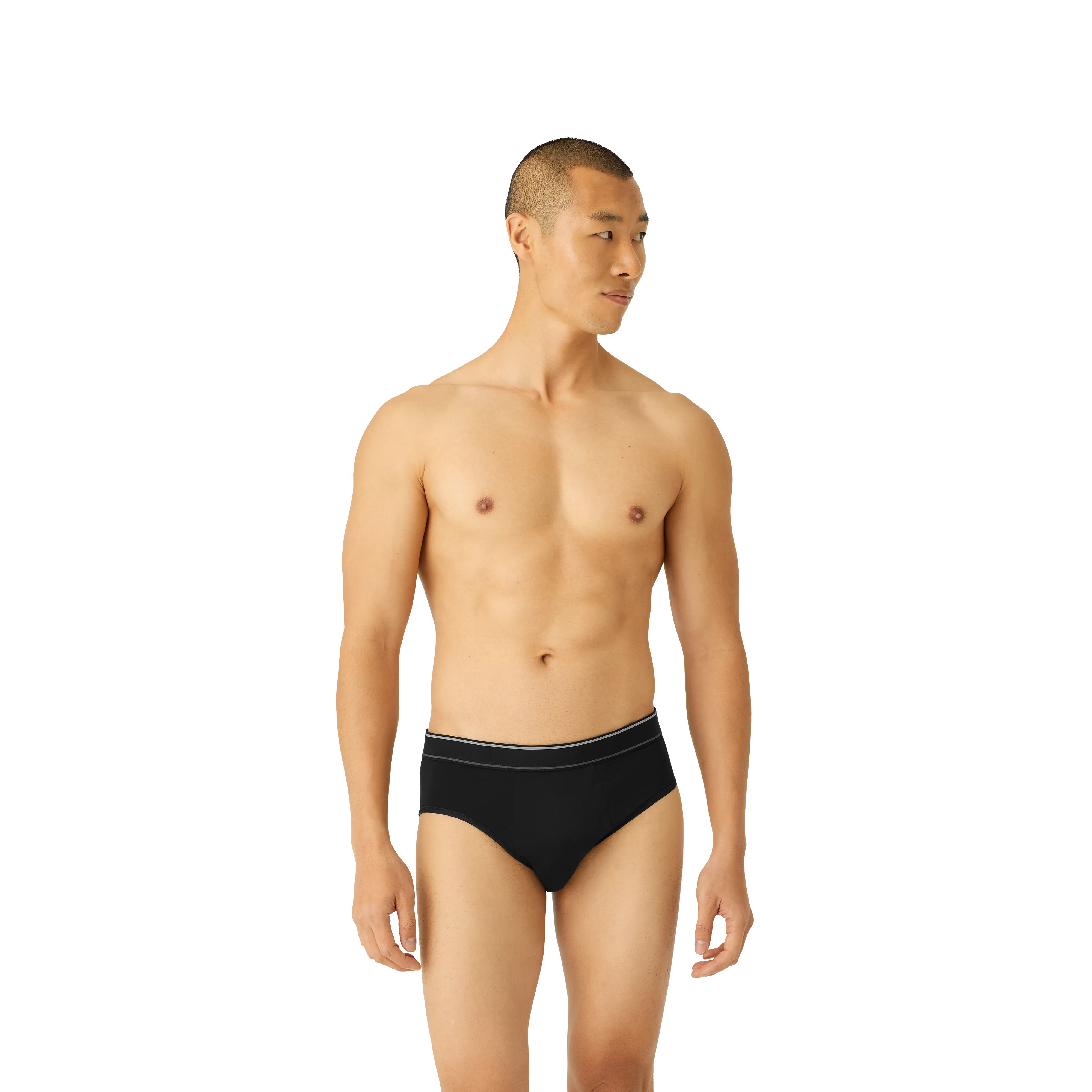 Men's Cotton Modal Blend Flyless Brief