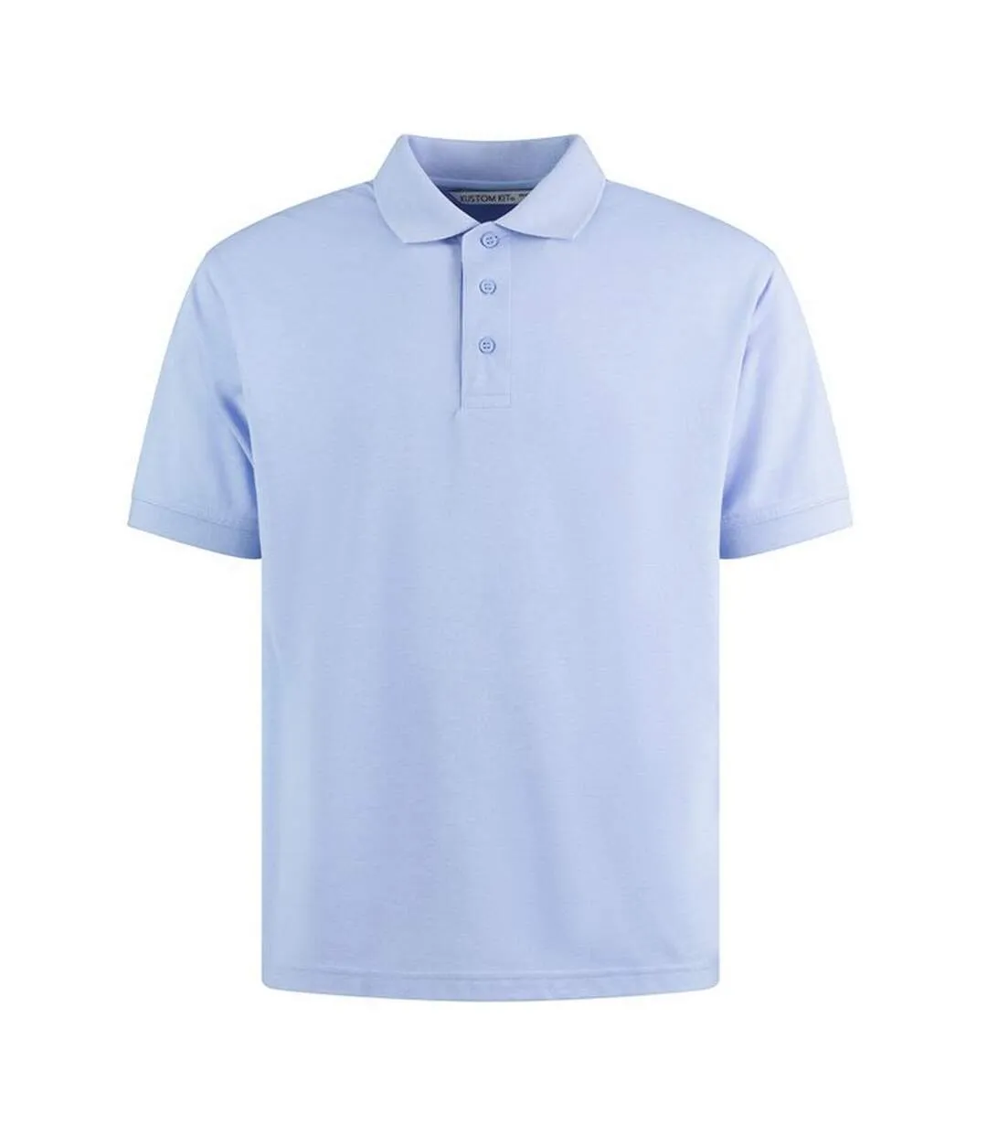 Mens klassic superwash 60°c classic polo shirt light heather blue Kustom Kit