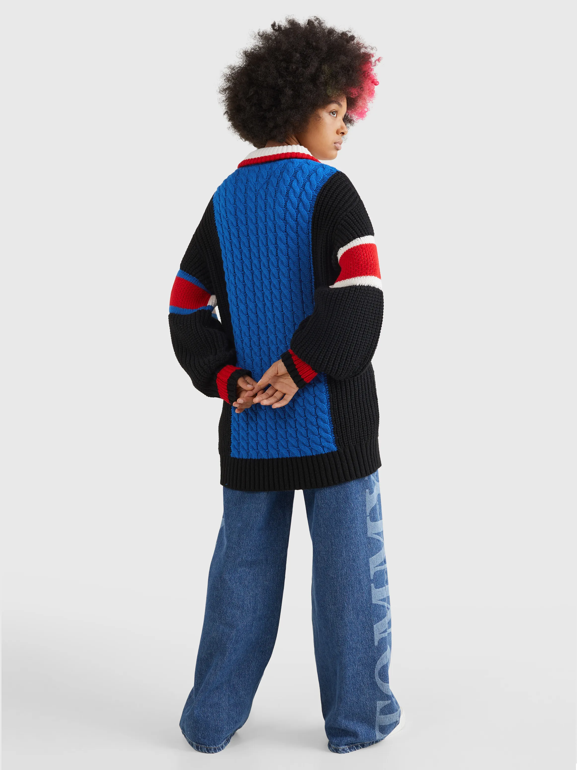 Modern Colour-Blocked Jumper | Sweatshirts & Hoodies | Tommy Jeans