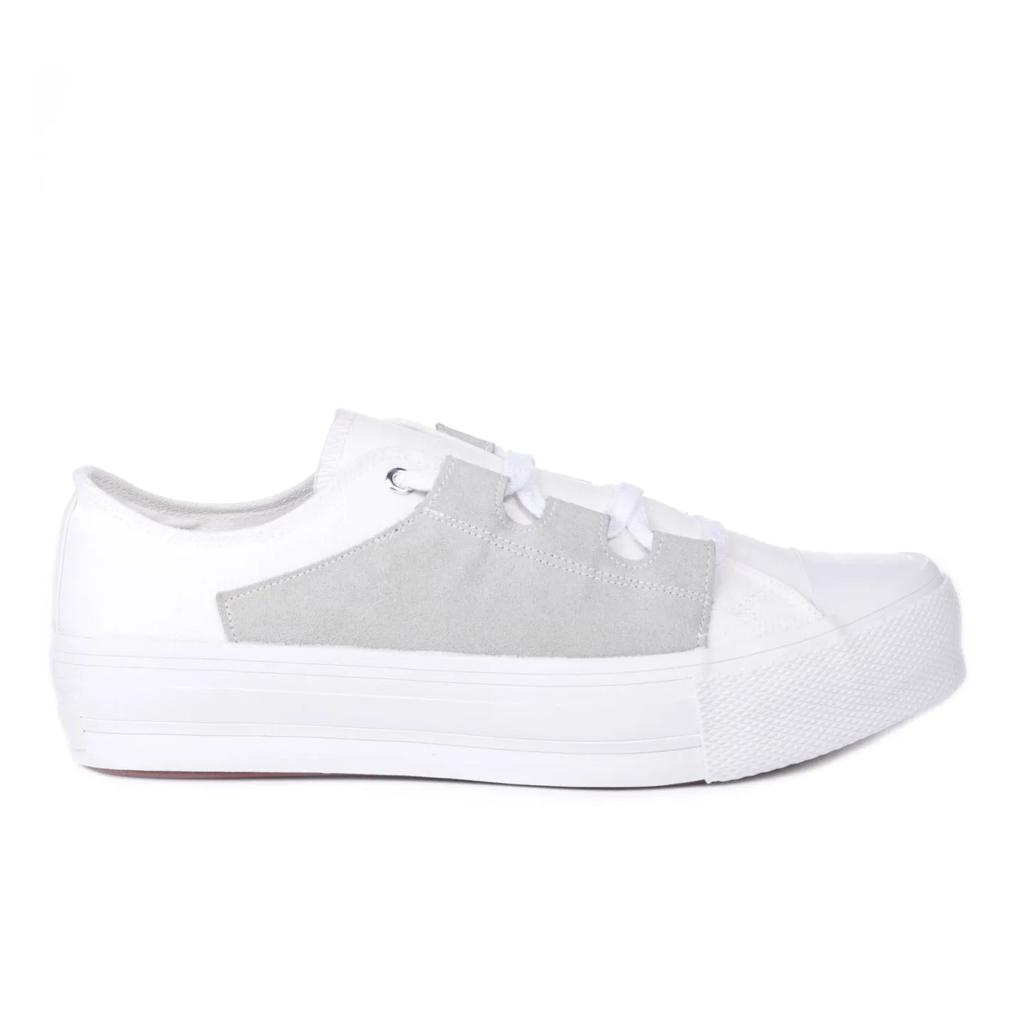 NEEDLES ASYMMETRIC GHILLIE SNEAKER WHITE