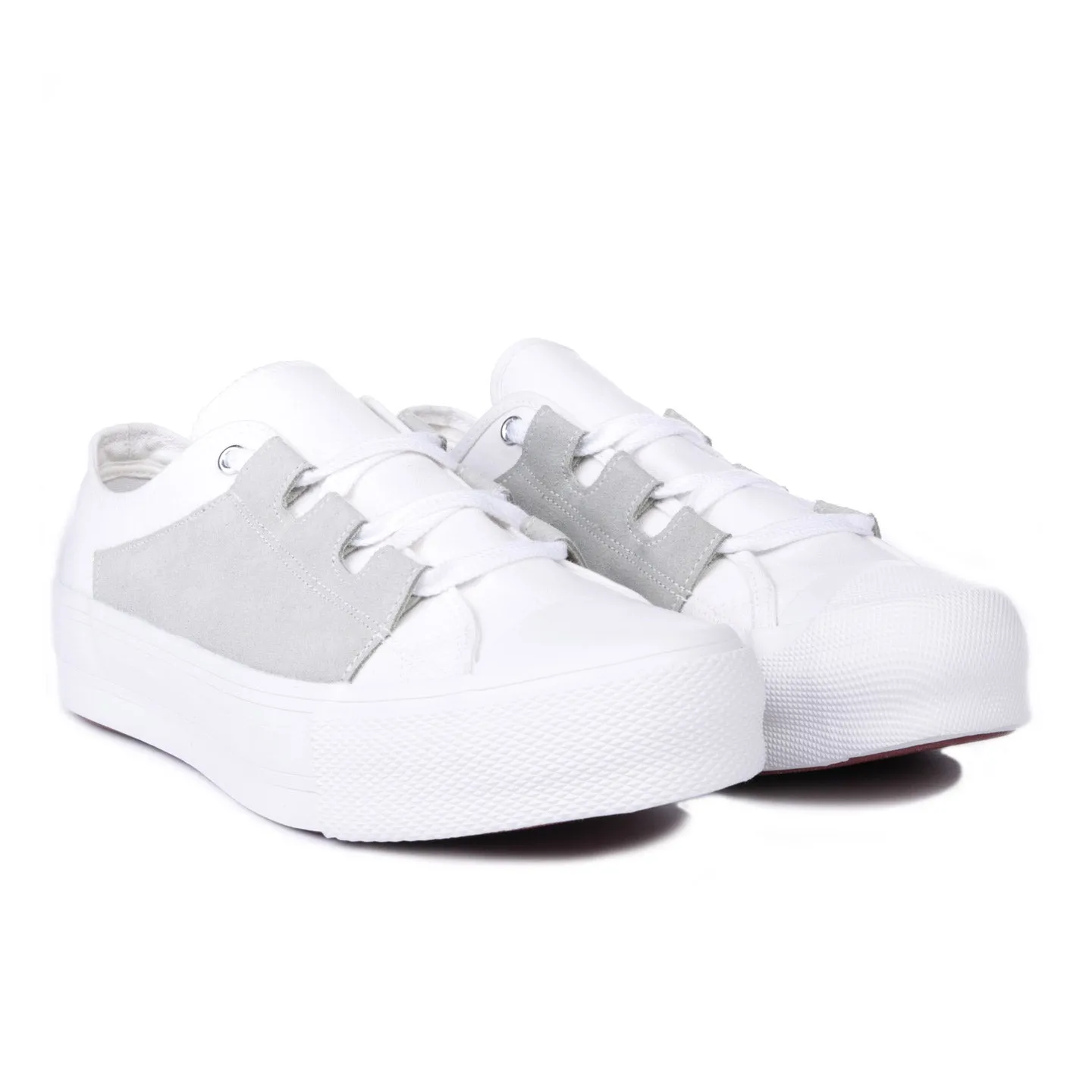 NEEDLES ASYMMETRIC GHILLIE SNEAKER WHITE