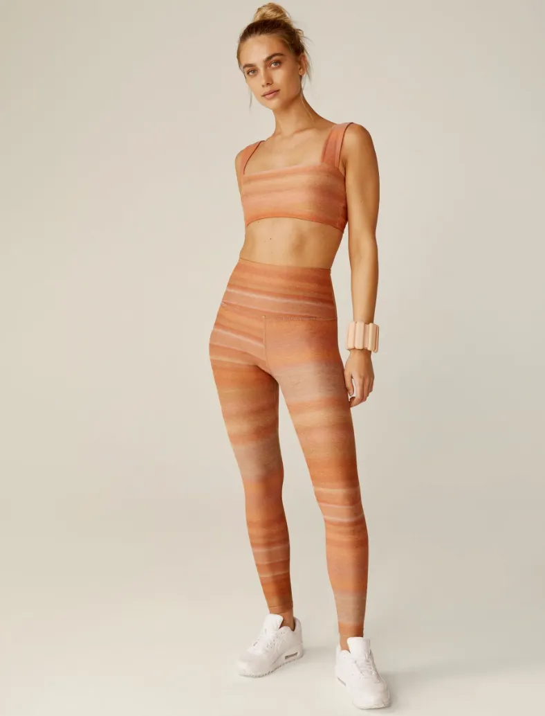 NK4683 Ombre Stripe SoftMark Caught in the Midi HW Midi Legging