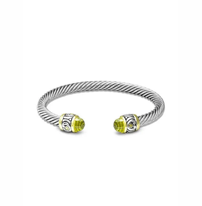 Nouveau Small Wire Cuff Bracelet by John Medeiros - Available in Multiple Colors