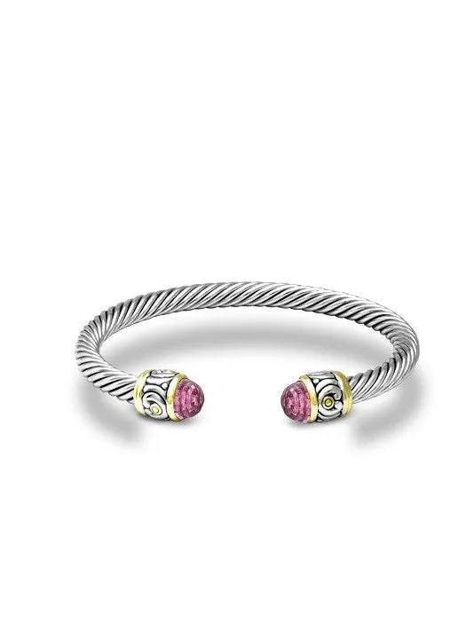 Nouveau Small Wire Cuff Bracelet by John Medeiros - Available in Multiple Colors