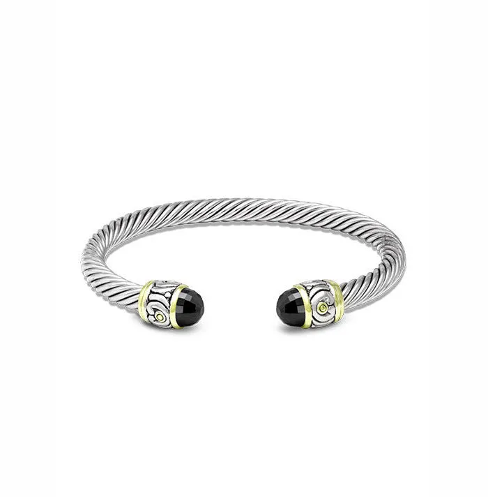 Nouveau Small Wire Cuff Bracelet by John Medeiros - Available in Multiple Colors