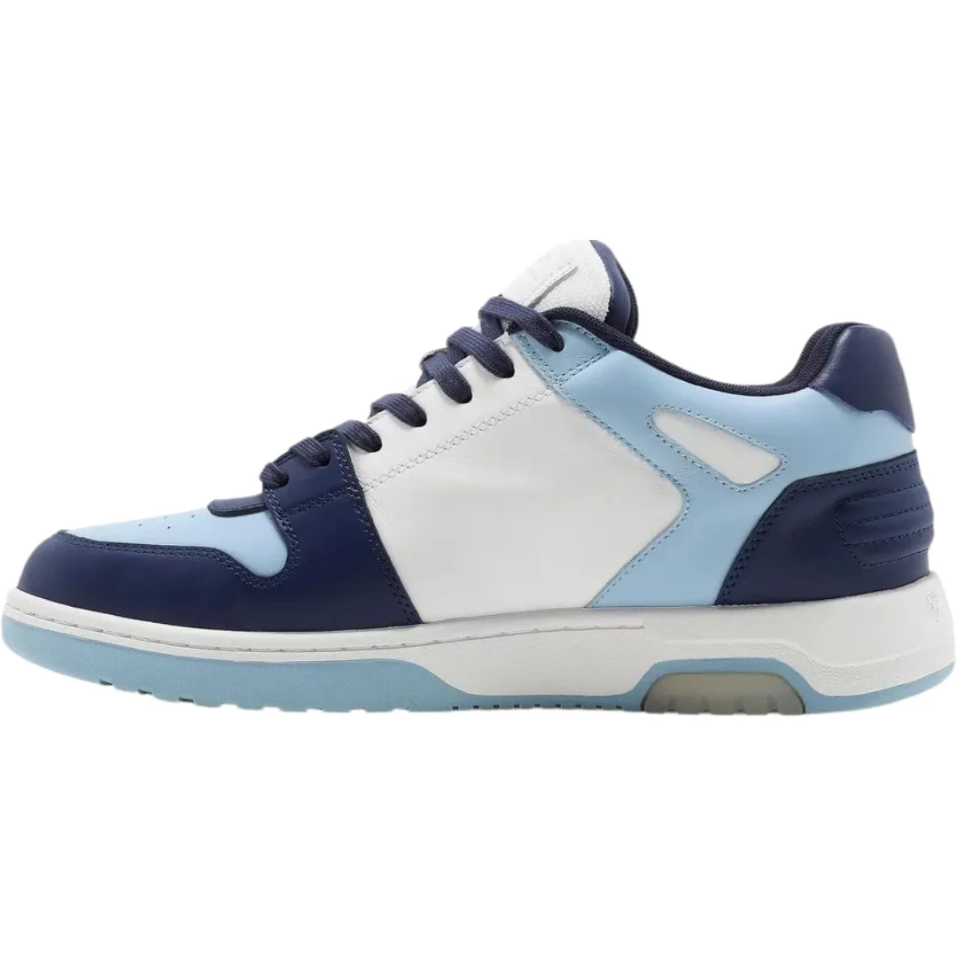 Off White Out Of Office Light Blue Leather Sneakers