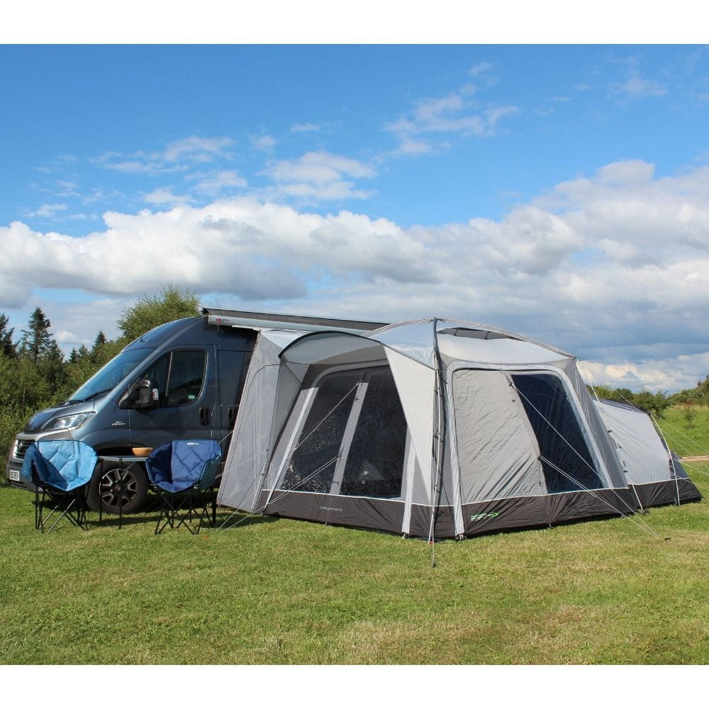 Outdoor Revolution Cayman F/G (Low/Mid/High) Lightweight Poled Drive-Away Awning + Free Footprint (2024)