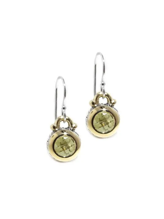 Oval Link Collection CZ Fish Hook Earrings by John Medeiros - Available in Multiple Colors