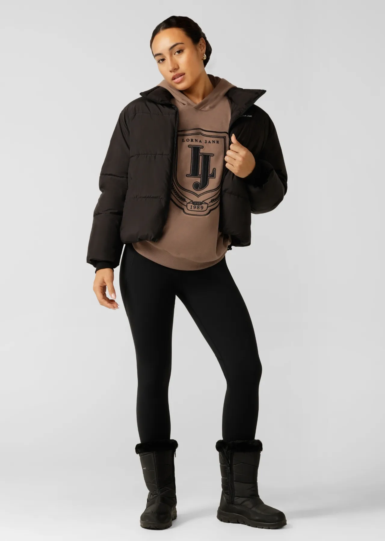 Oversized Hoodie | Brown | Jackets, Hoodies and Sweats | Lorna Jane Australia