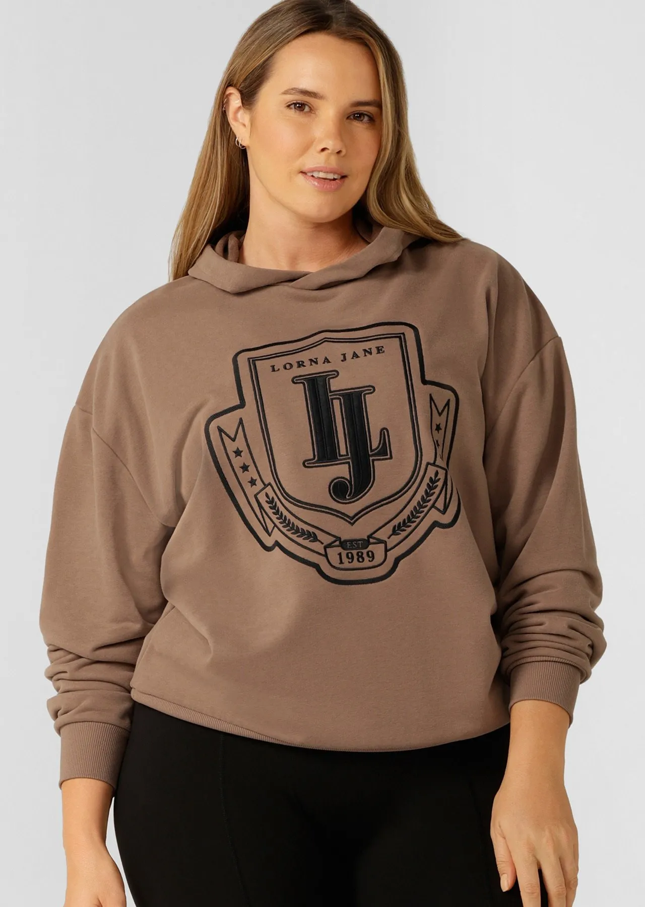 Oversized Hoodie | Brown | Jackets, Hoodies and Sweats | Lorna Jane Australia