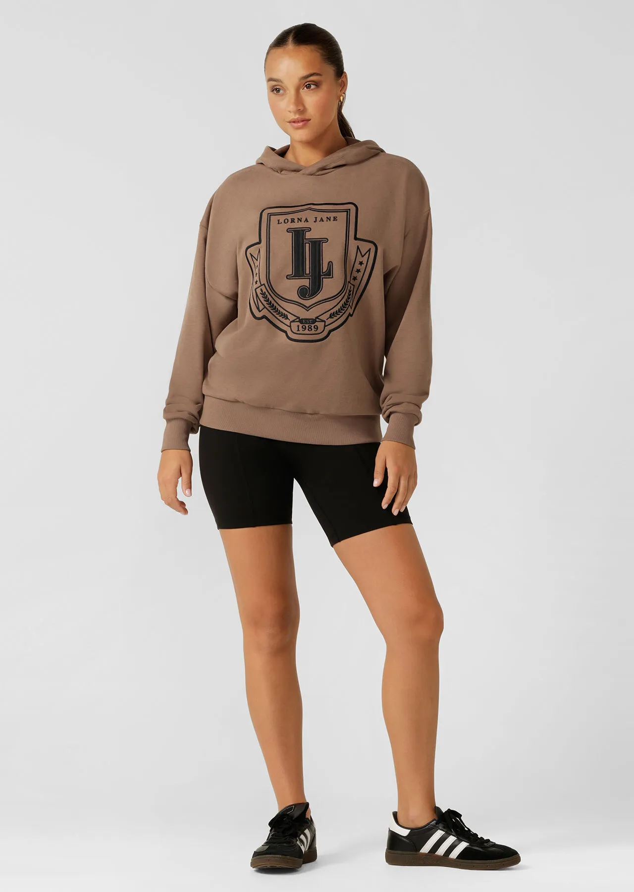 Oversized Hoodie | Brown | Jackets, Hoodies and Sweats | Lorna Jane Australia