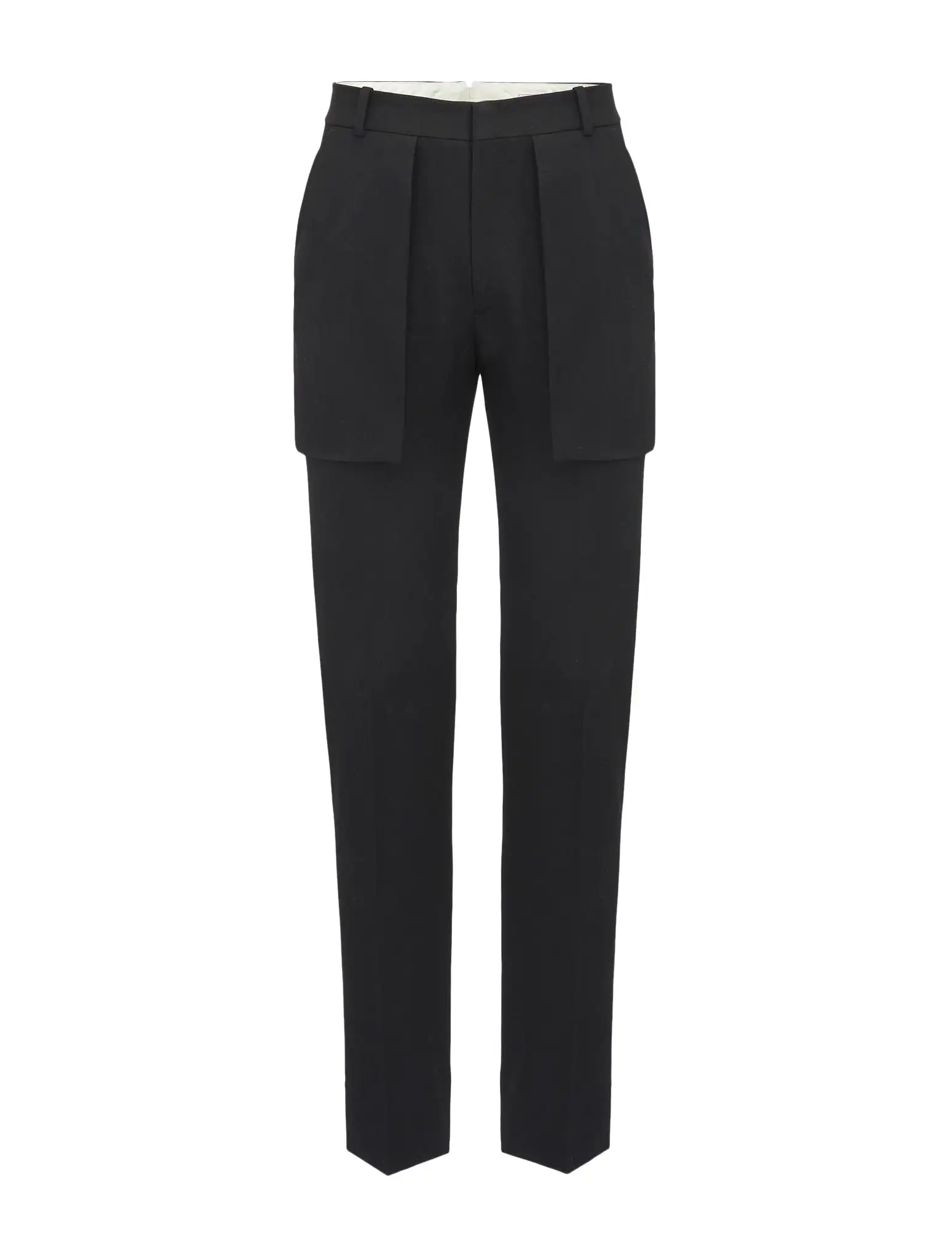 Oversized Pockets Trousers for Men in Black