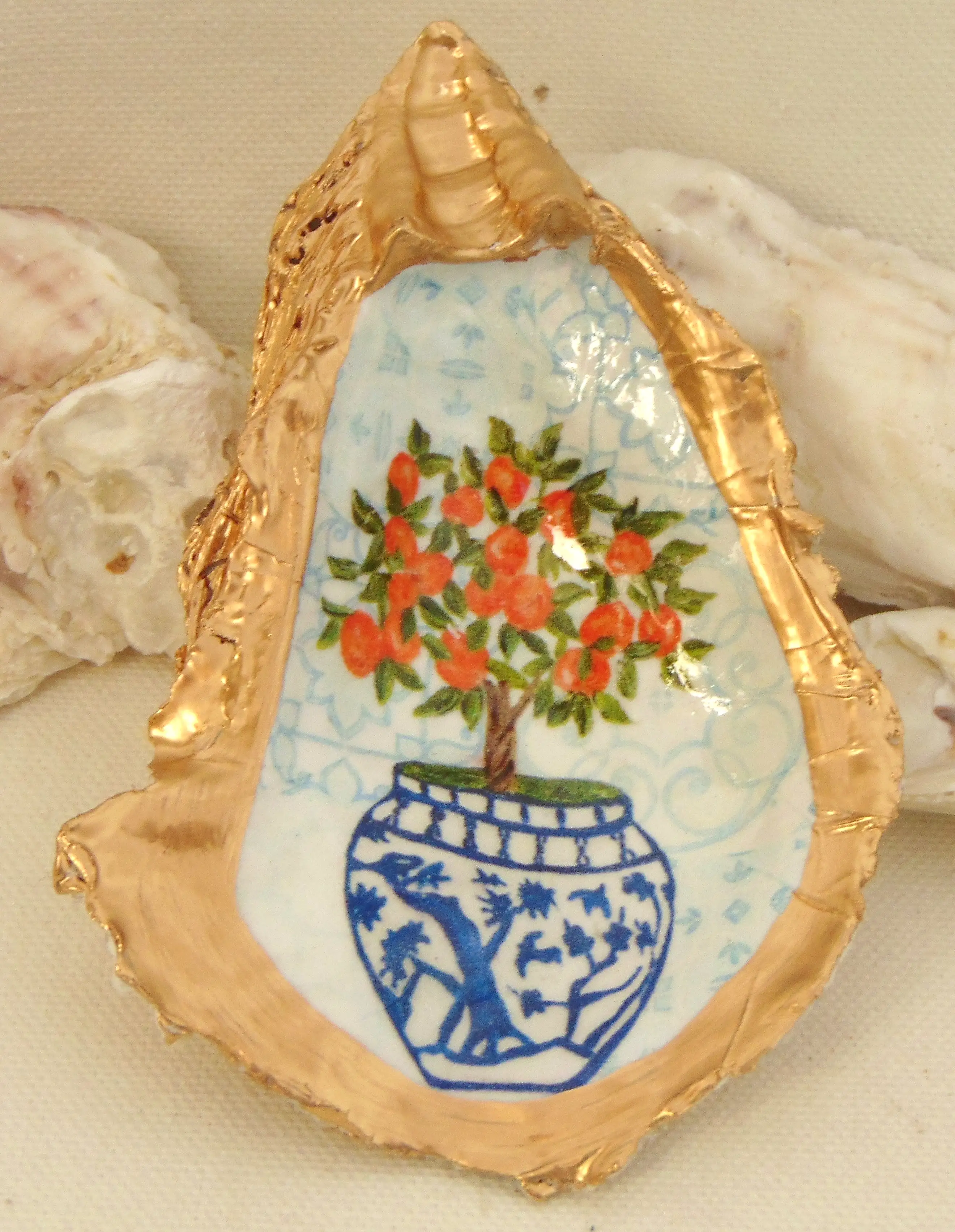 Oyster Shell Trinket Dish (multiple variants)