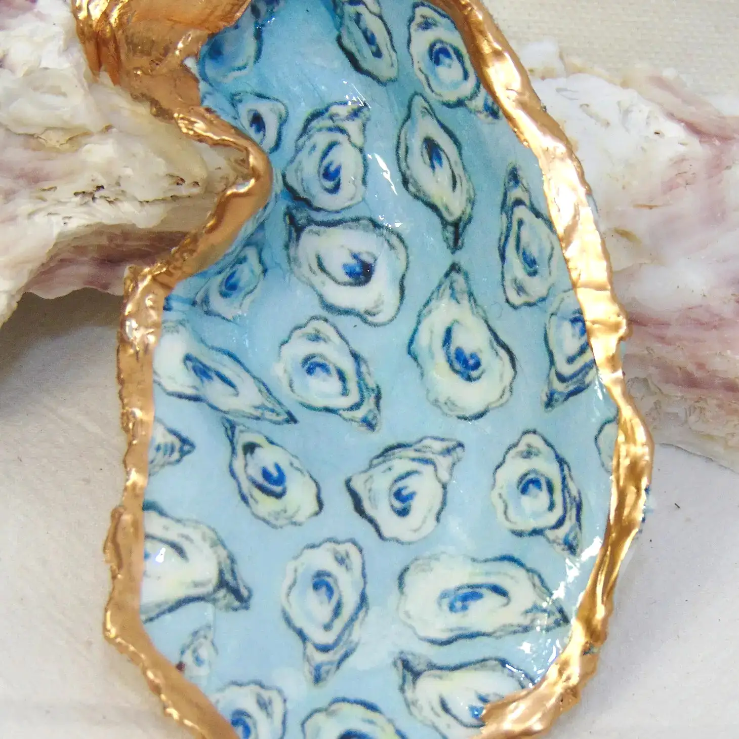 Oyster Shell Trinket Dish (multiple variants)