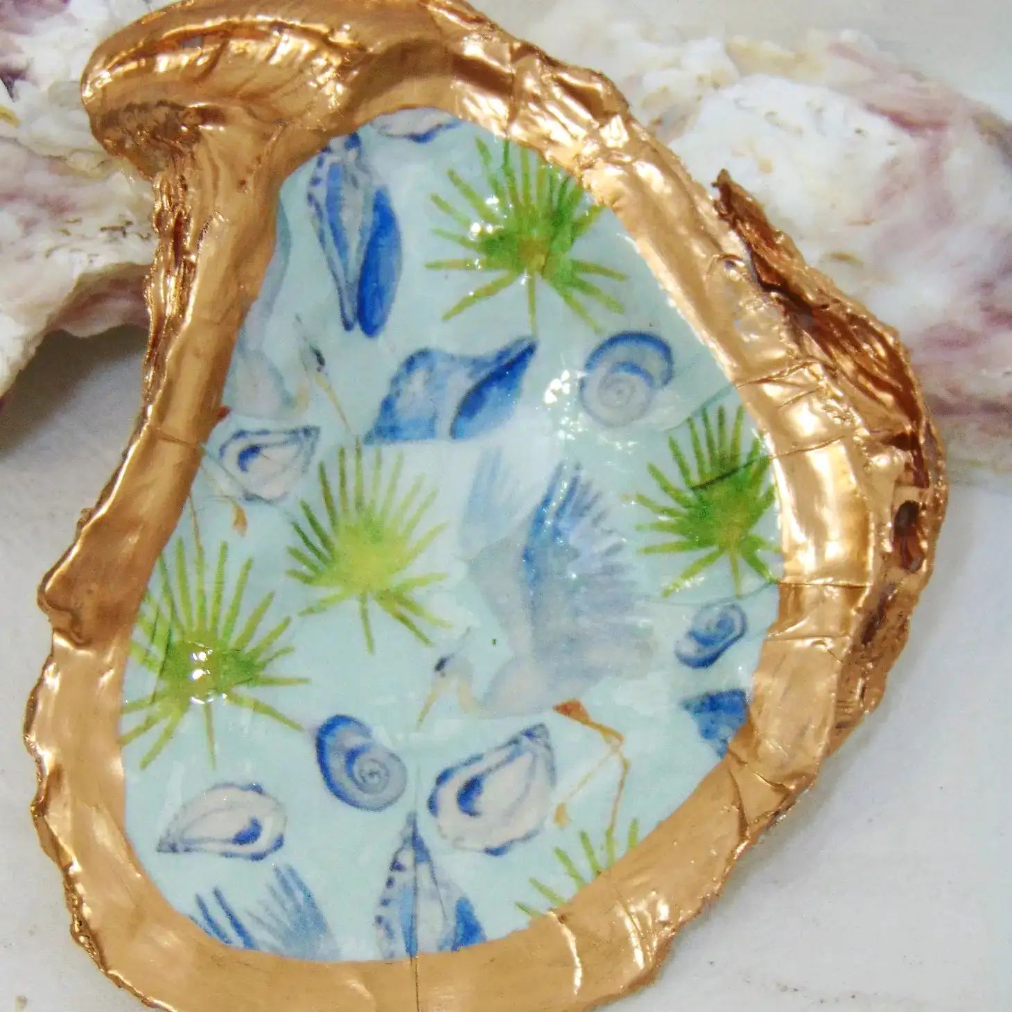 Oyster Shell Trinket Dish (multiple variants)