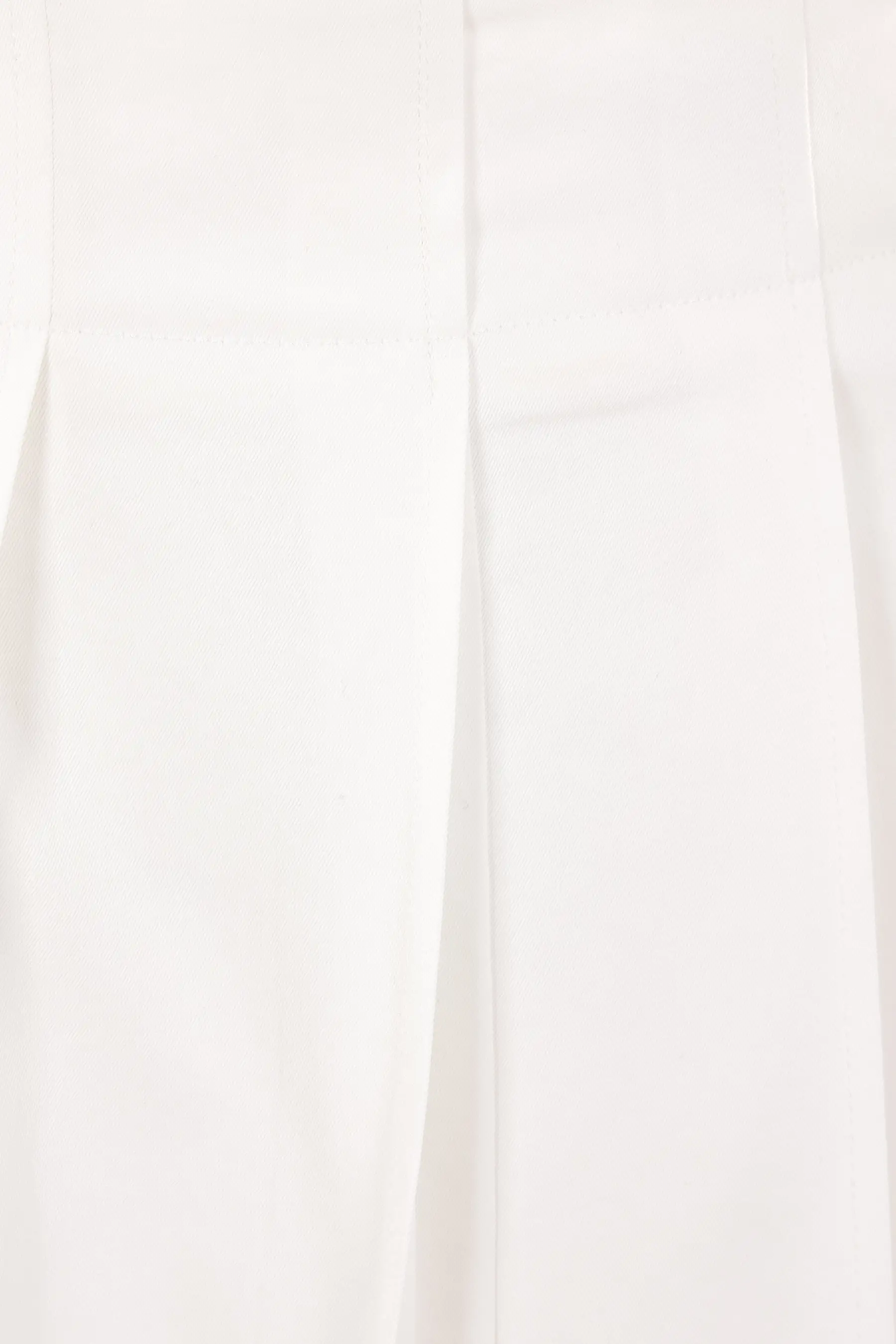 pleated cotton skirt pants