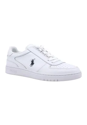 POLO RALPH LAUREN Basket Sneaker Uomo White Black 809885817002U