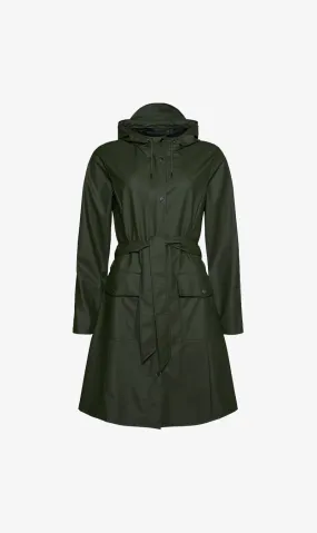  RAINS      Curve Jacket - Green 