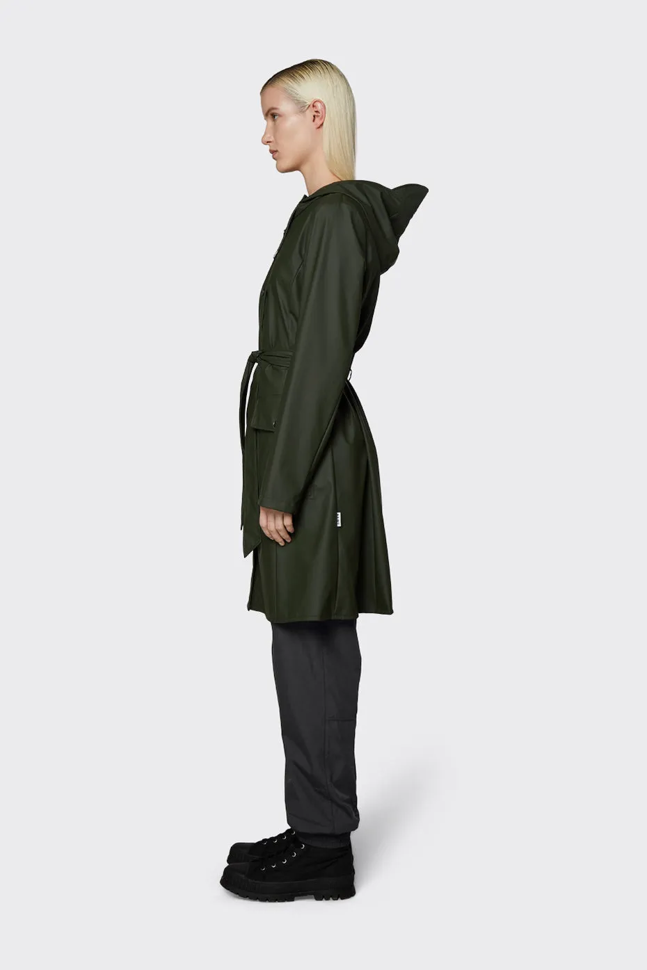  RAINS      Curve Jacket - Green 