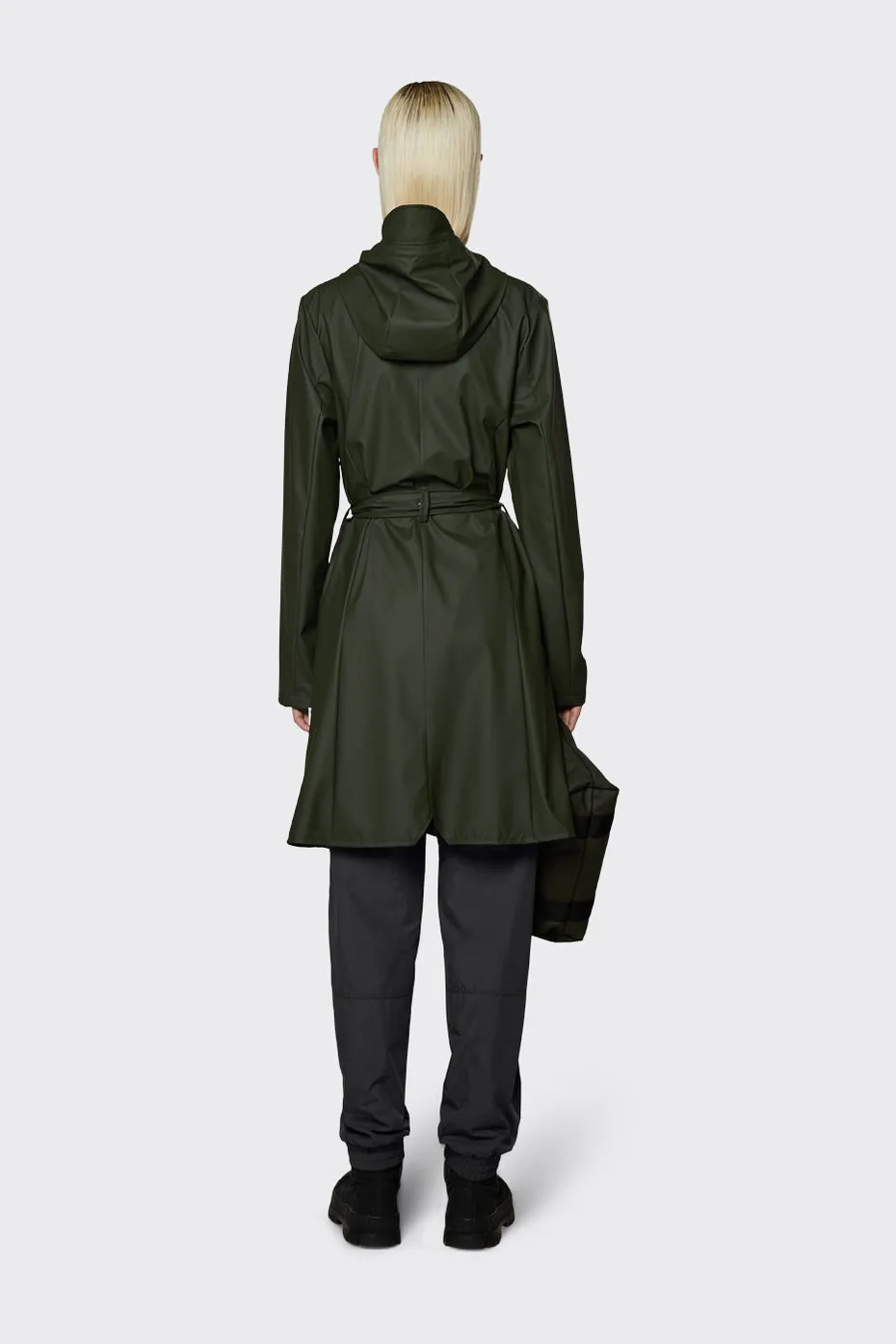  RAINS      Curve Jacket - Green 