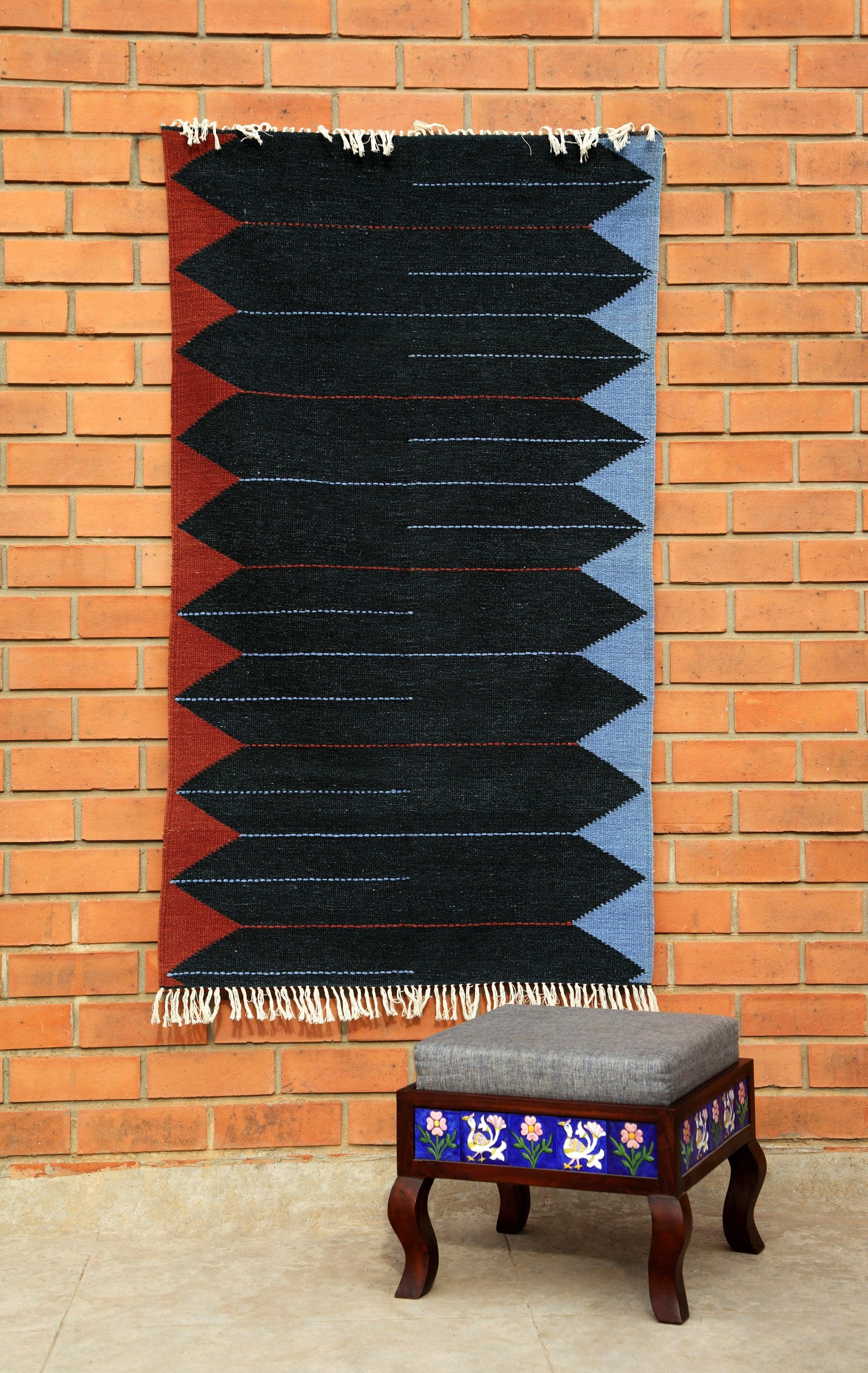 Rajasthan Cotton Chevron carpet