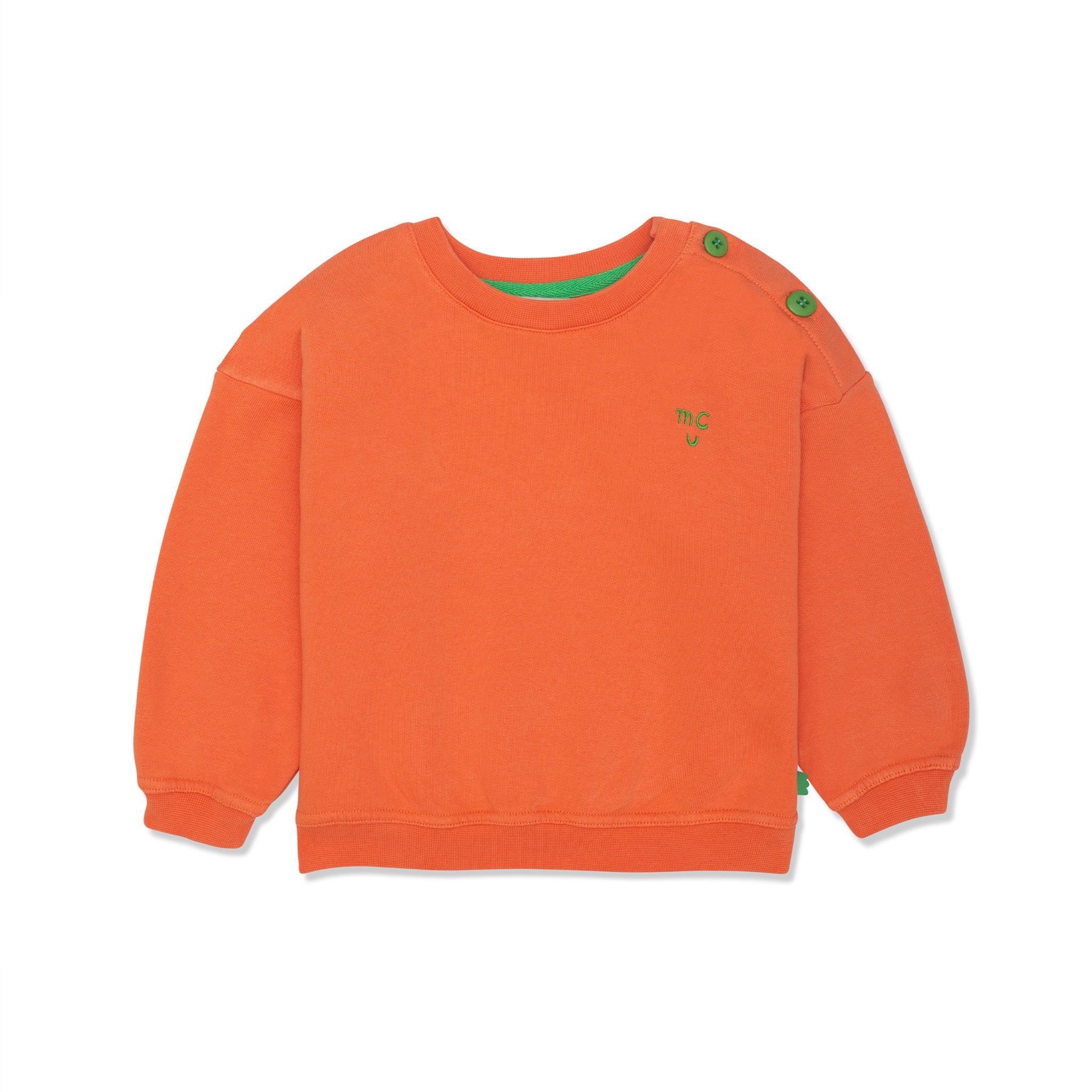 Recycled Cotton Pockets Kid Sweatshirt