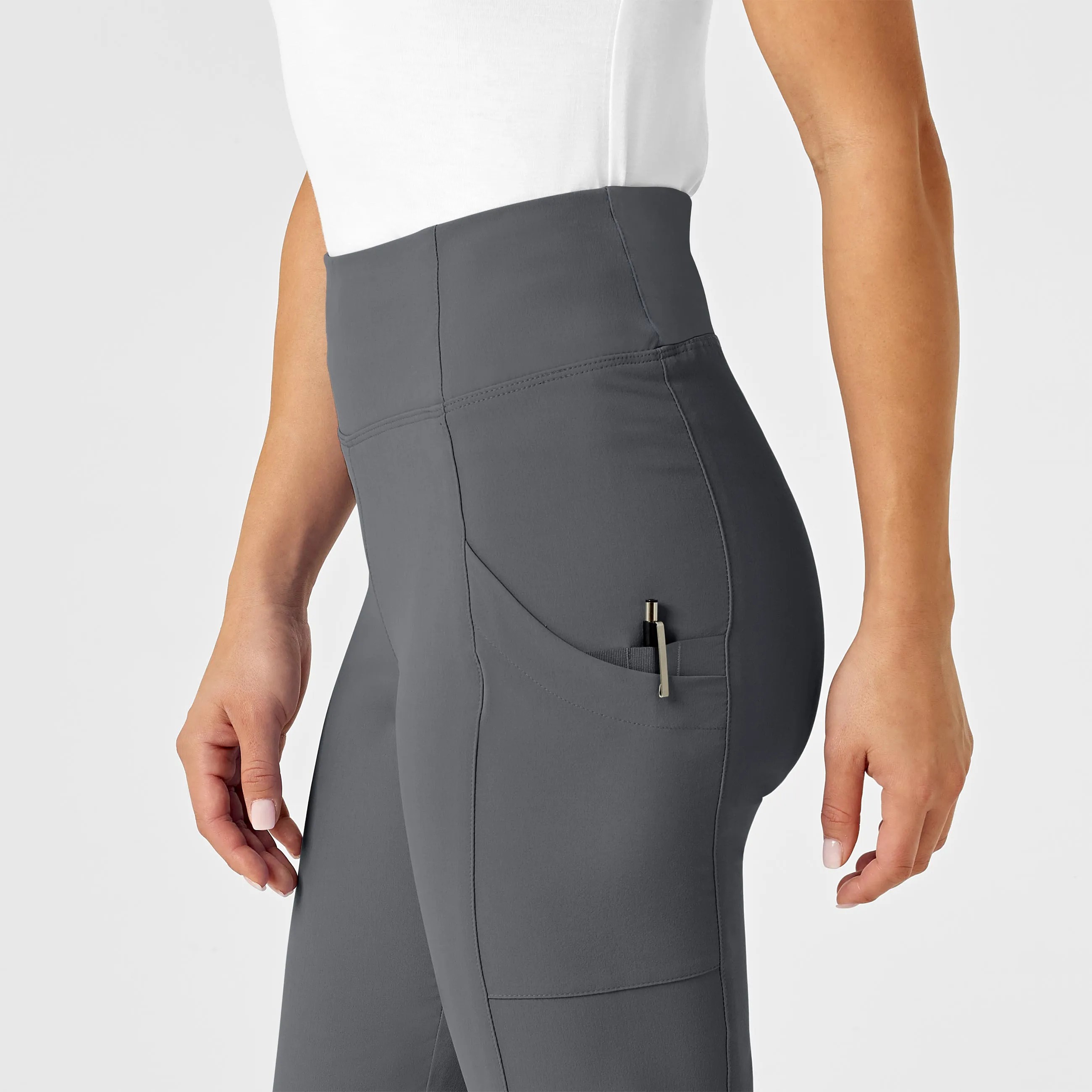 RENEW Women's High Waist Power Pant - Pewter