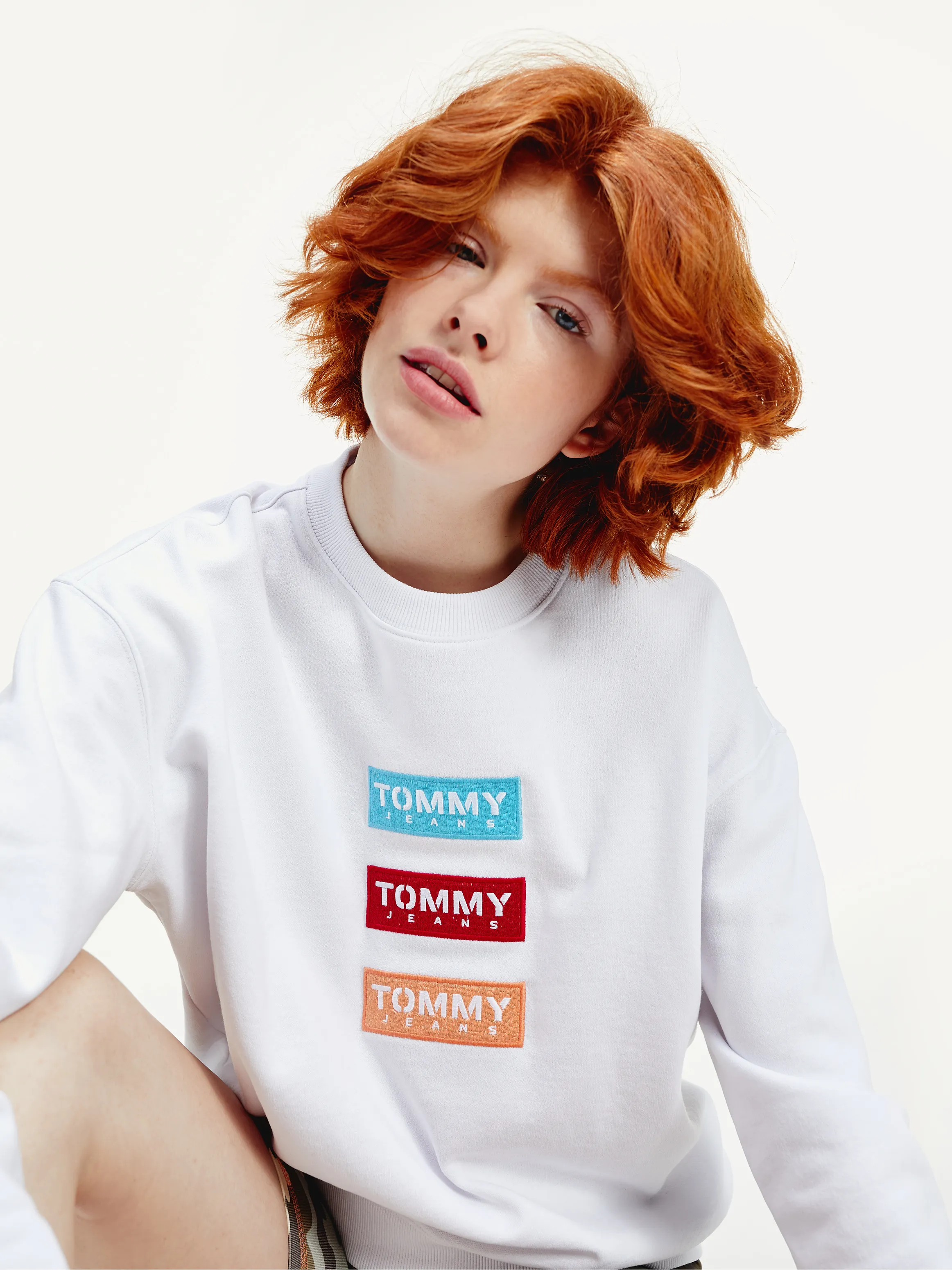 Repeat Logo Crew Neck Sweatshirt | Sweatshirts & Hoodies | Tommy Hilfiger