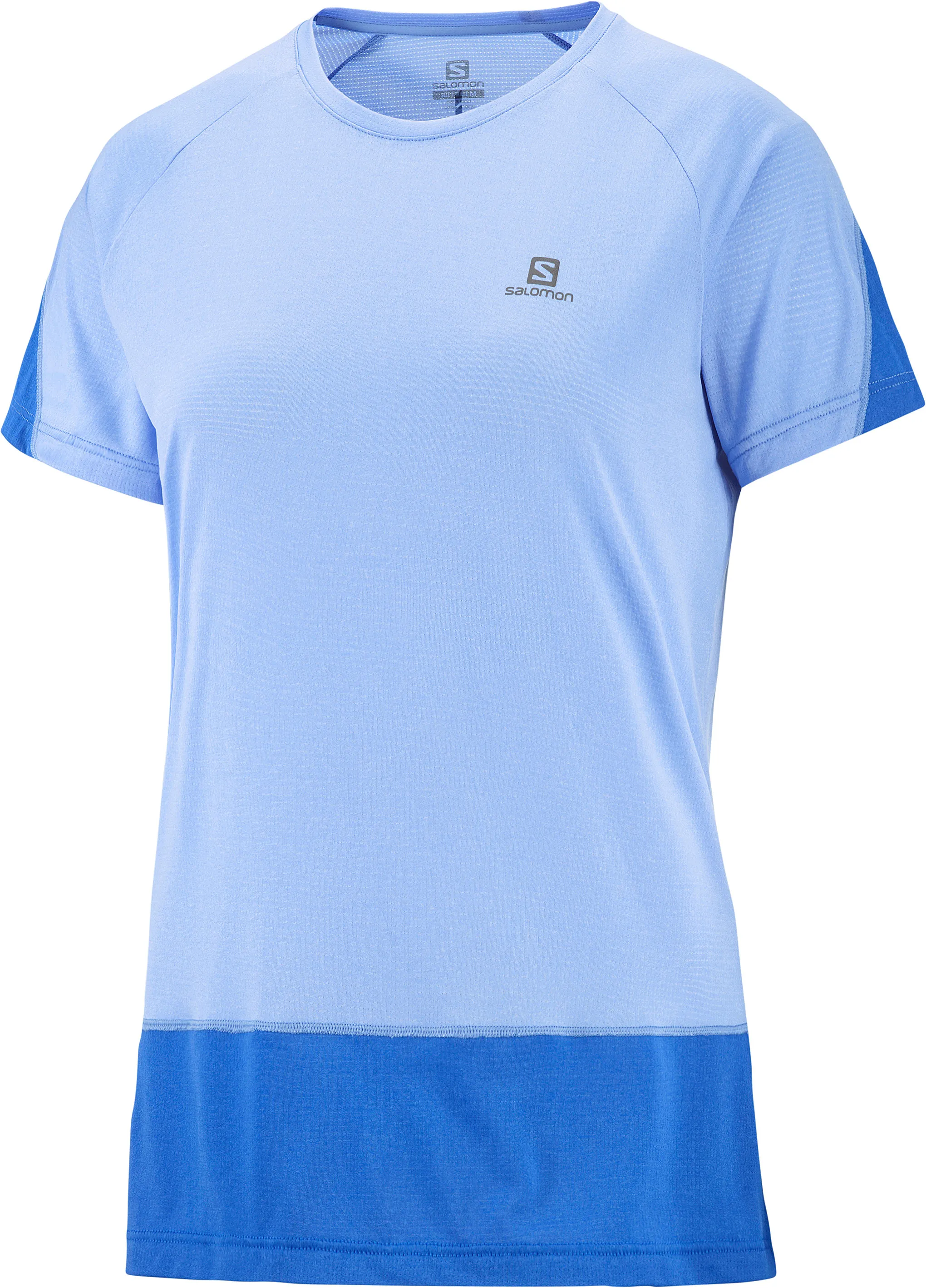 Salomon Women's Cross Run SS T-Shirt Provence/Heather/Nautical Blue | Buy Salomon Women's Cross Run SS T-Shirt Provenc