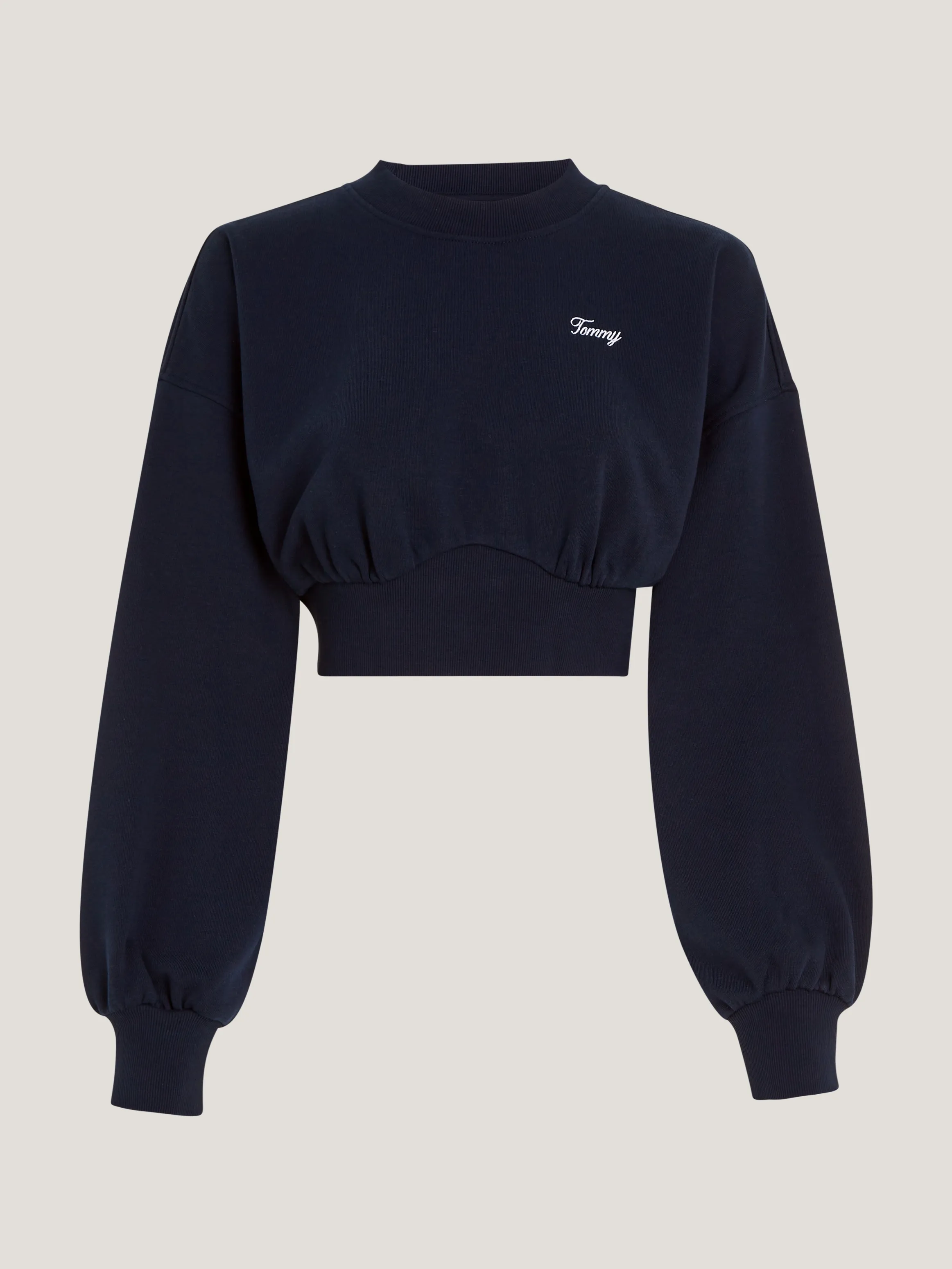 Script Logo Relaxed Cropped Sweatshirt | Sweatshirts & Hoodies | Tommy Jeans