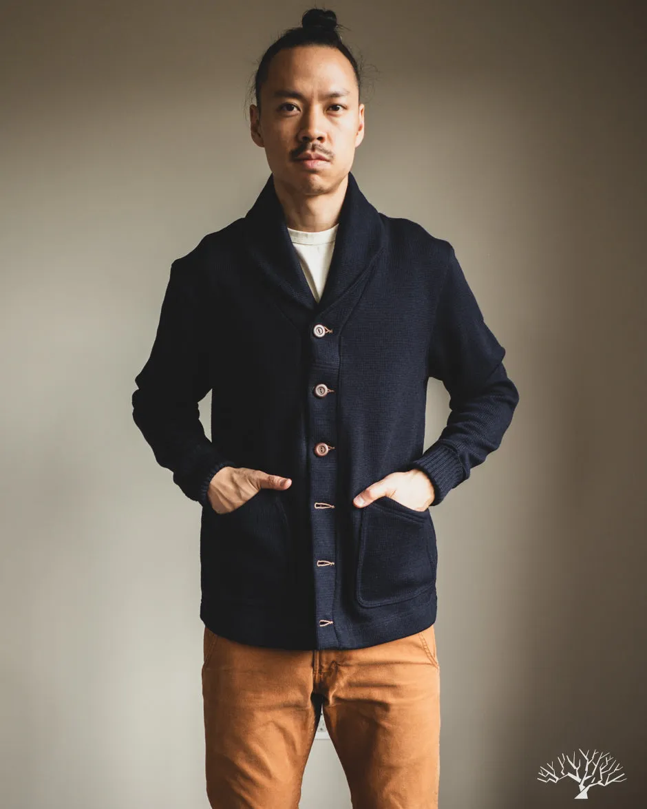 Shawl Sweater Coat 2.0 - Dark Navy (Modified)