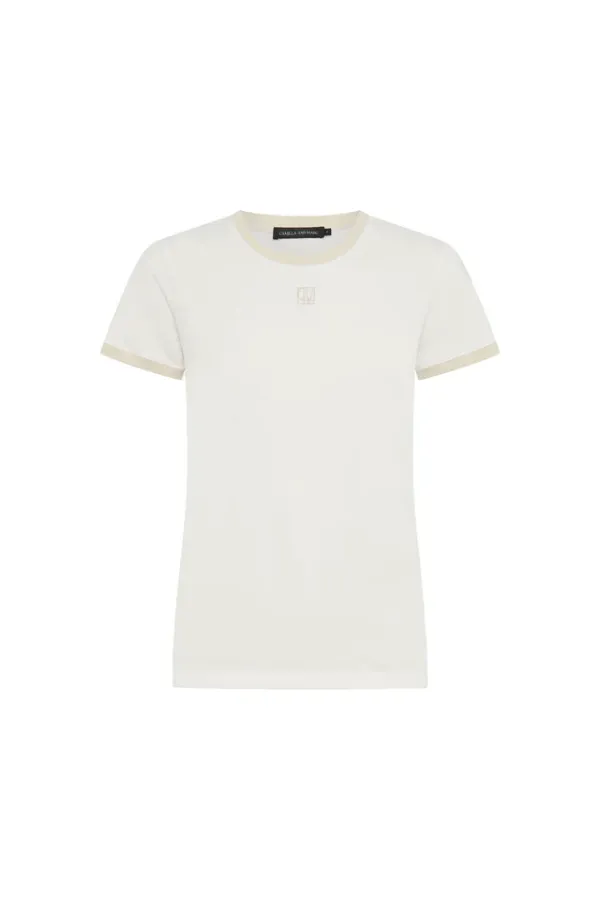 Sofia Slim Fit Tee Soft/Lichen White