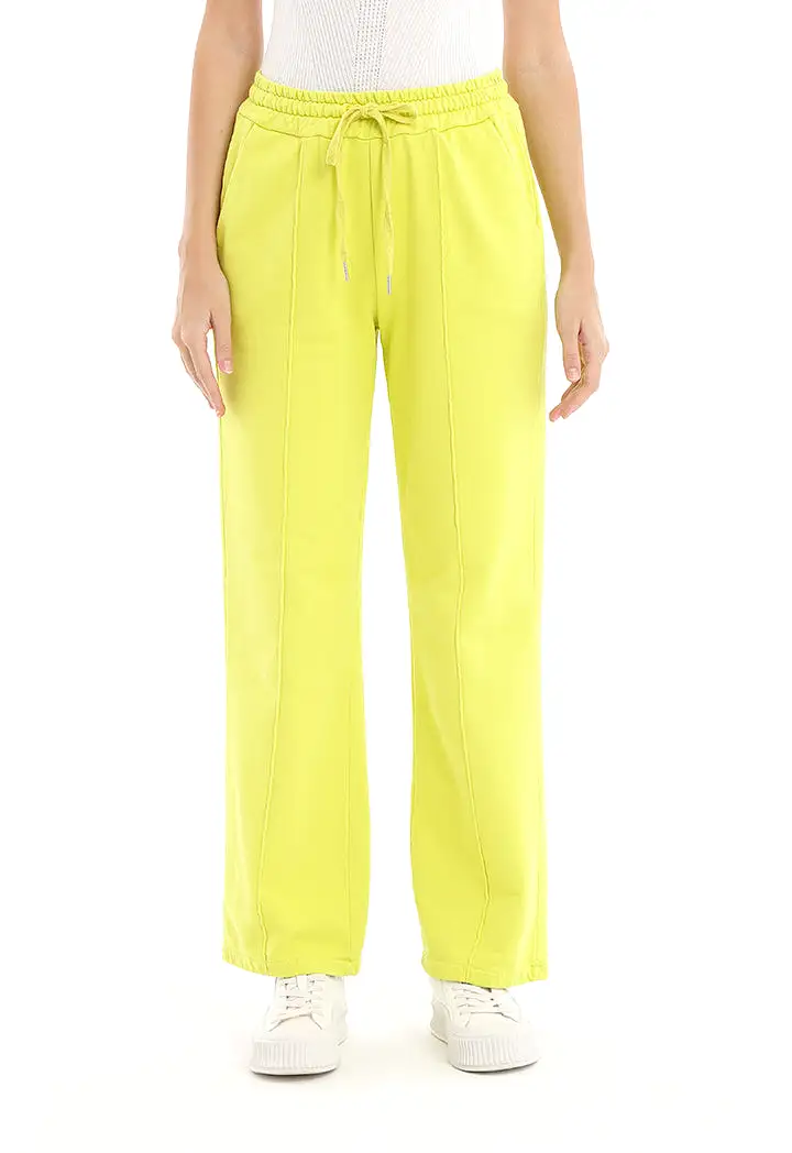 Solid Elasticated Waist Trouser