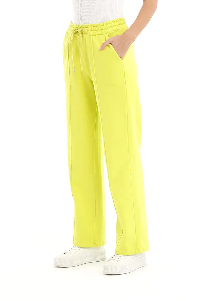 Solid Elasticated Waist Trouser