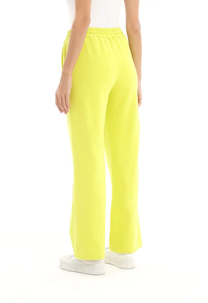 Solid Elasticated Waist Trouser