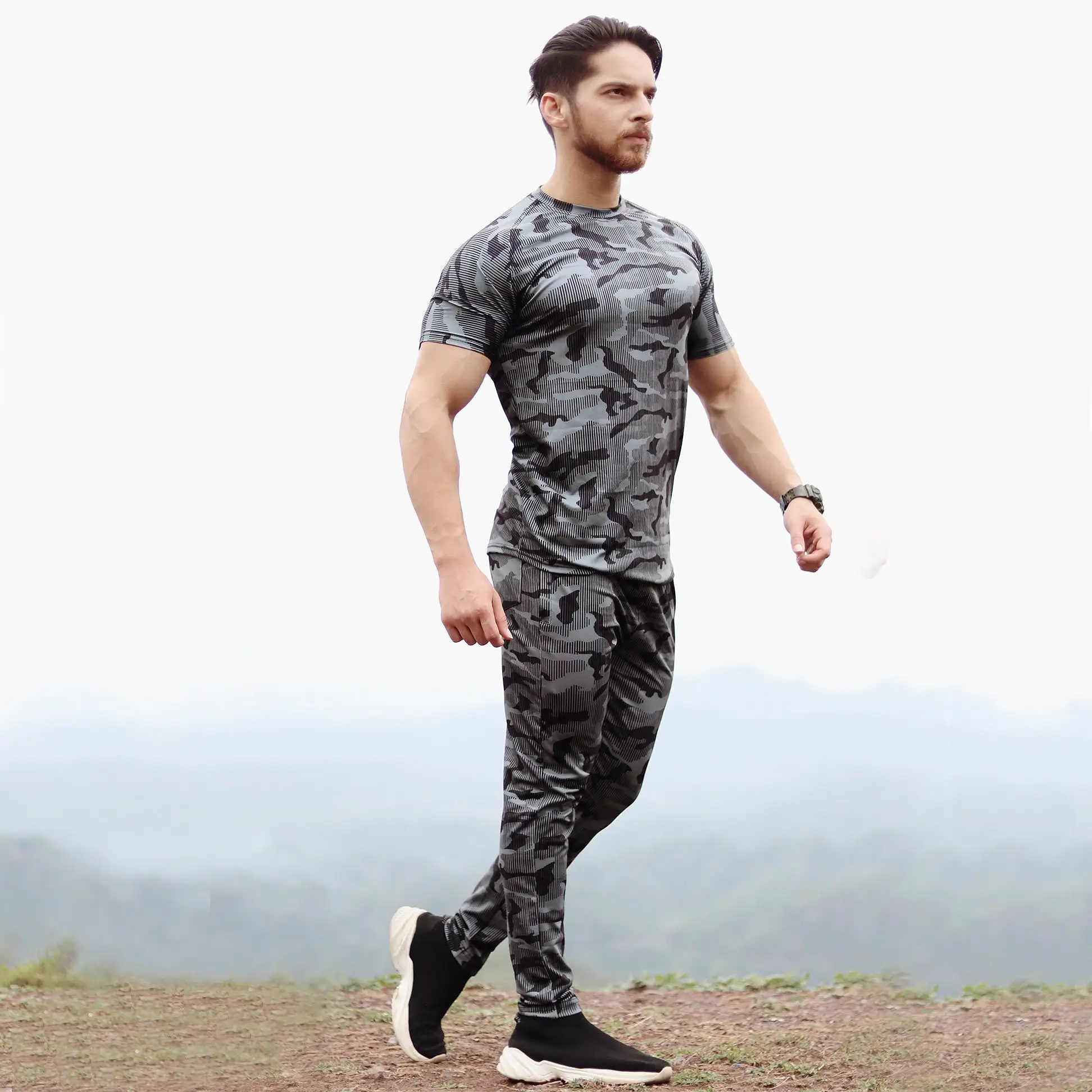 Stealth Camo Bottoms (Zipper Pockets)- Sale