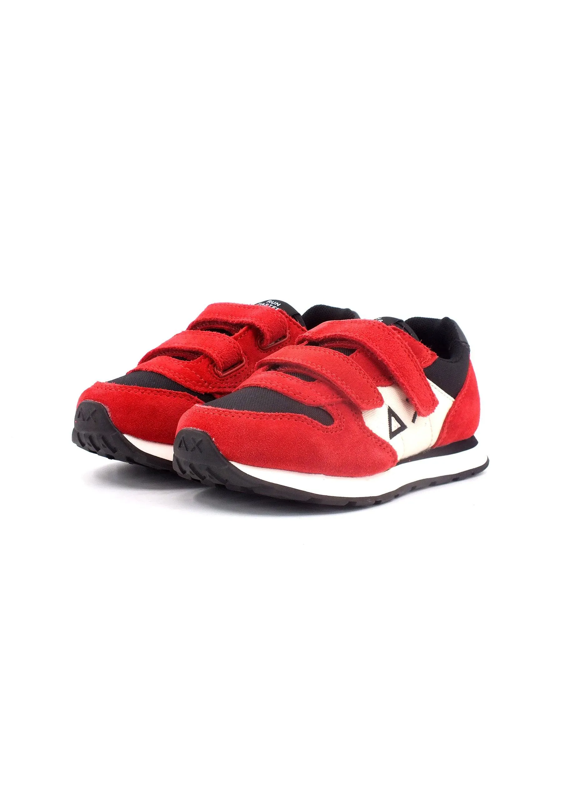 SUN68 Boy's Tom Color Sneaker Bimbo Rosso Z43307B