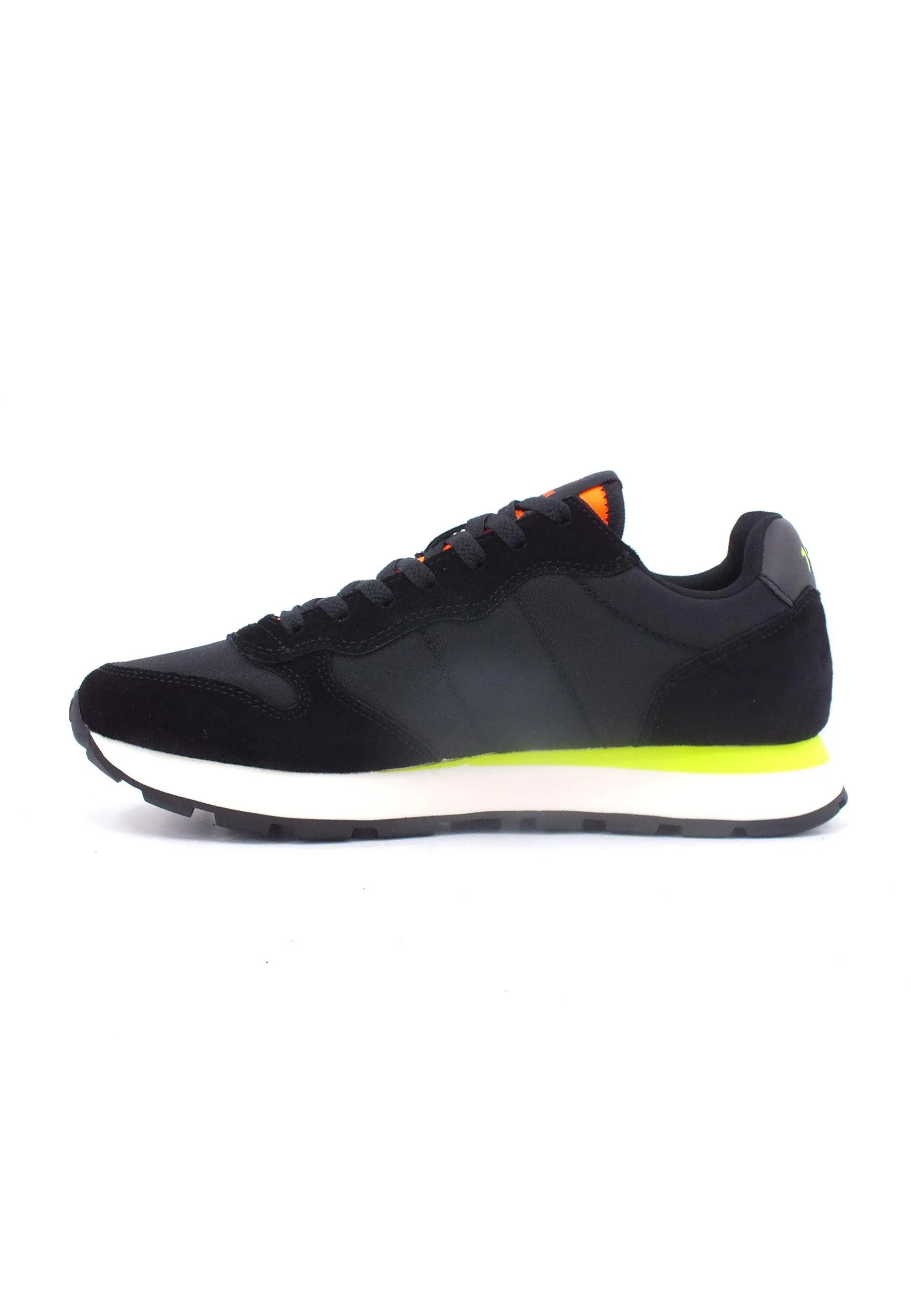 SUN68 Tom Fluo Sneaker Uomo Nero Z43102