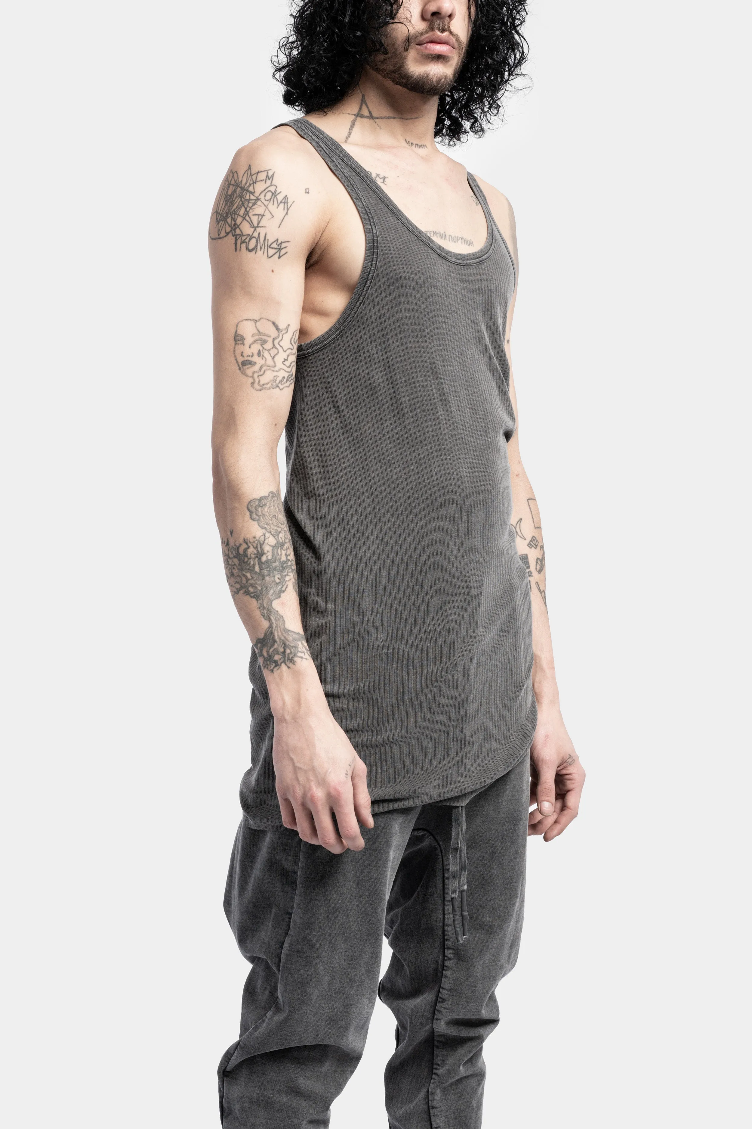 T1B - Lightweight rib tank, Acid grey