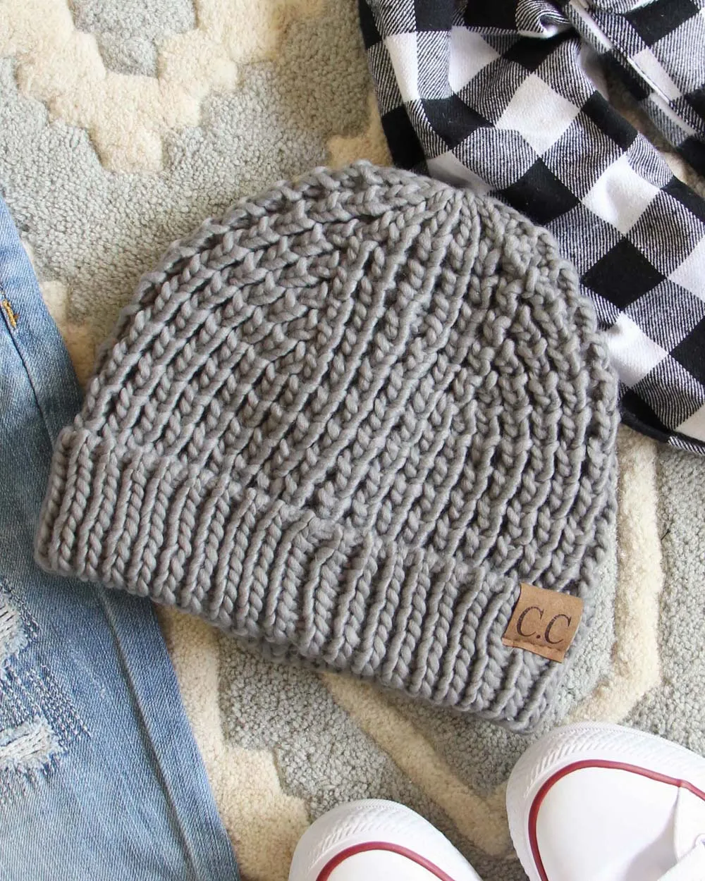 The Lake Easton Beanie in Gray