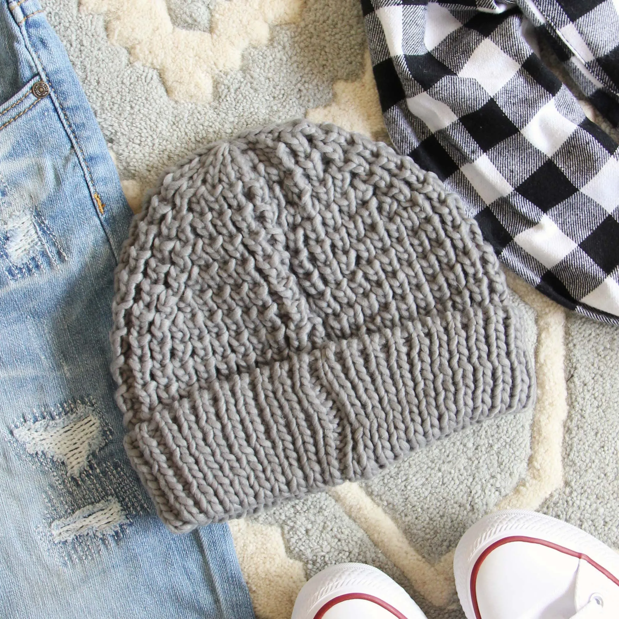 The Lake Easton Beanie in Gray