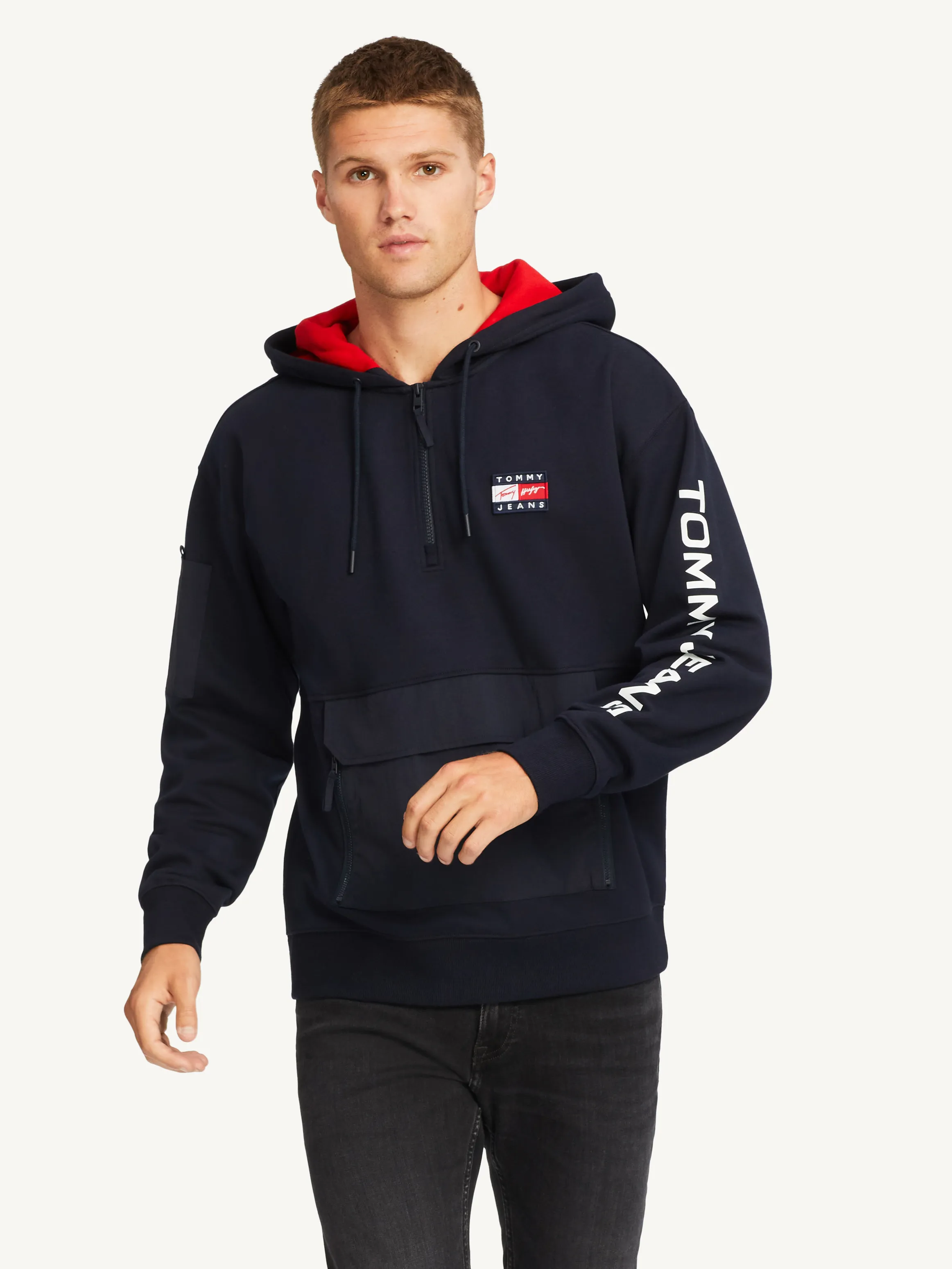 TJ Street Unisex Half-Zip Hoodie | Hoodies | Tommy Hilfiger