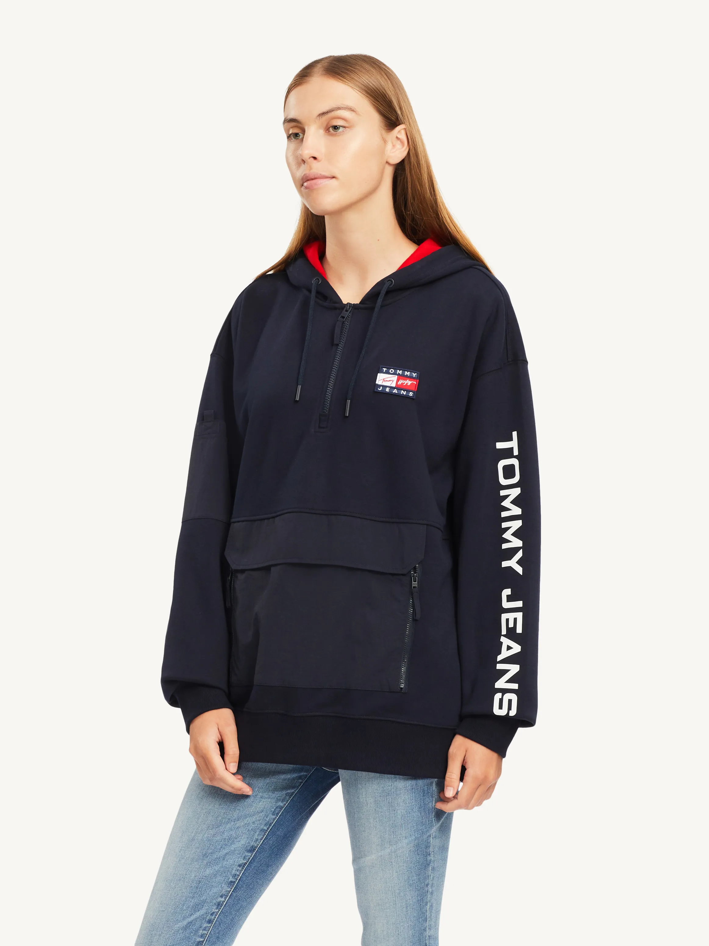 TJ Street Unisex Half-Zip Hoodie | Hoodies | Tommy Hilfiger