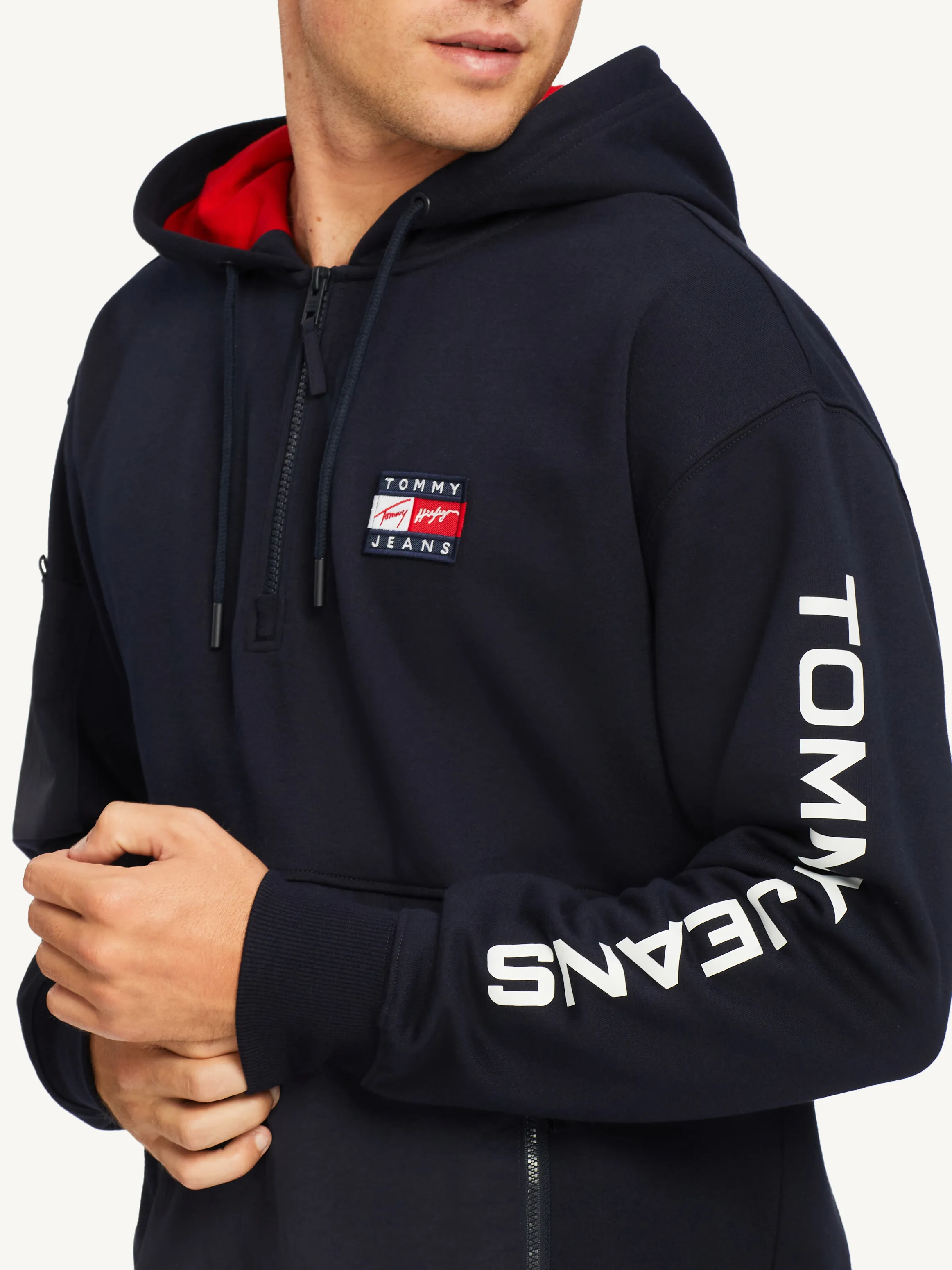 TJ Street Unisex Half-Zip Hoodie | Hoodies | Tommy Hilfiger