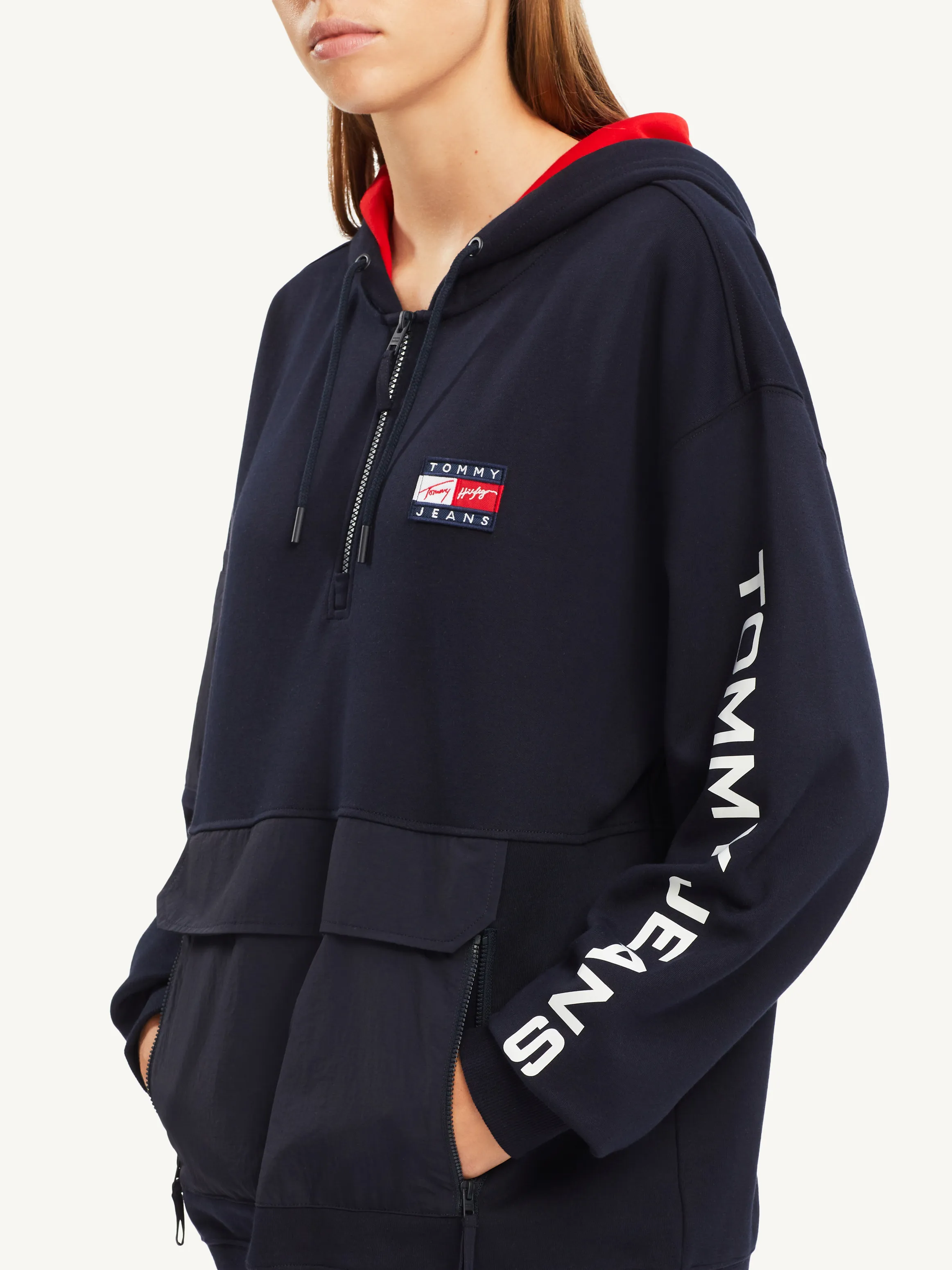 TJ Street Unisex Half-Zip Hoodie | Hoodies | Tommy Hilfiger