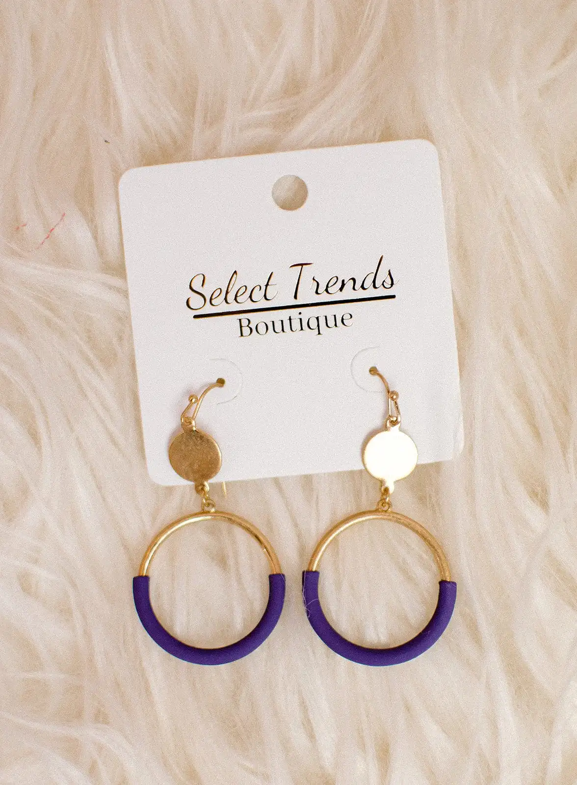 Two Tone Gold Hoops