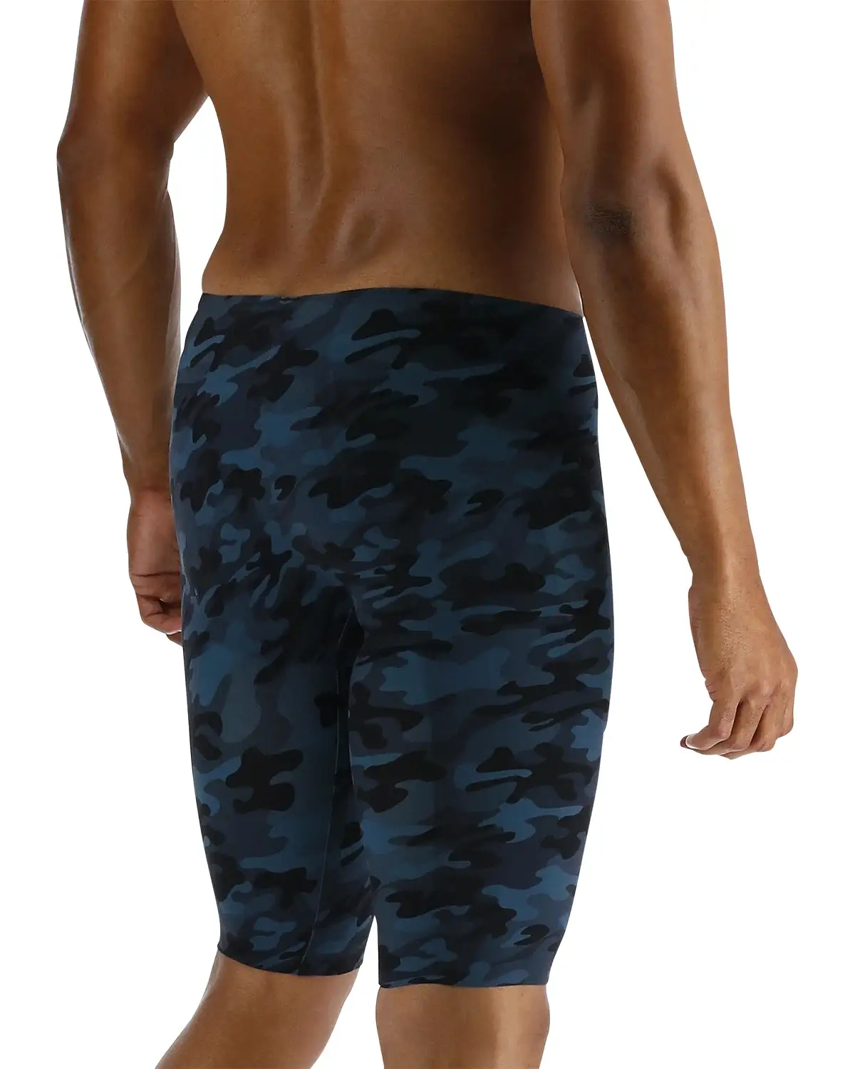 TYR Men's Venzo High-Waist Jammer Swimsuit - Camo | Deep teal