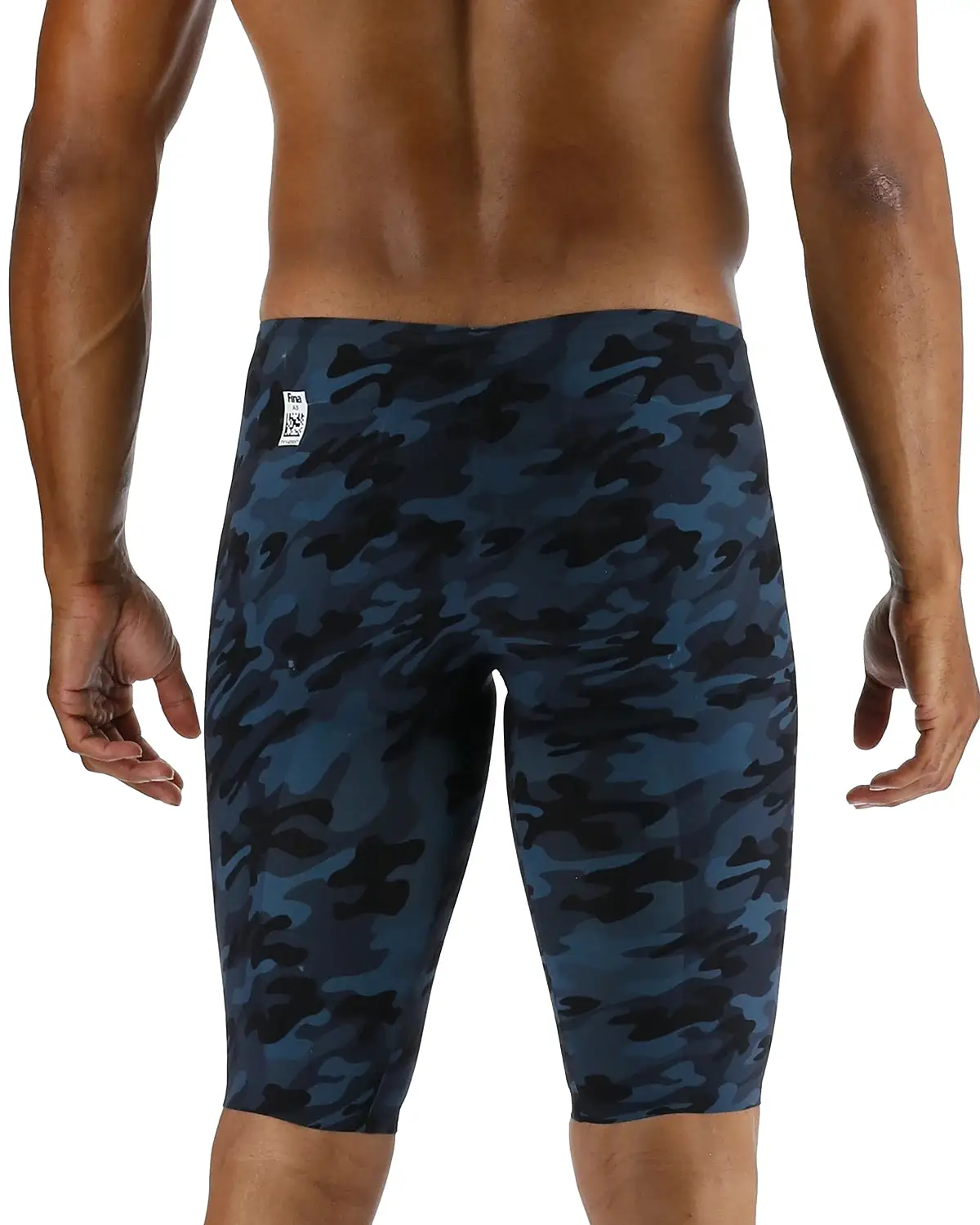 TYR Men's Venzo High-Waist Jammer Swimsuit - Camo | Deep teal