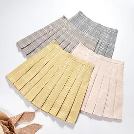 ULZZANG HIGH WAIST PLEATED SKIRT BY61076